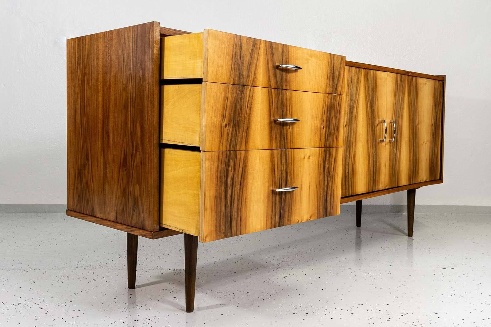 Sideboard Vintage, Designed By M. Grabiński, Poland, 1960s photo for sale