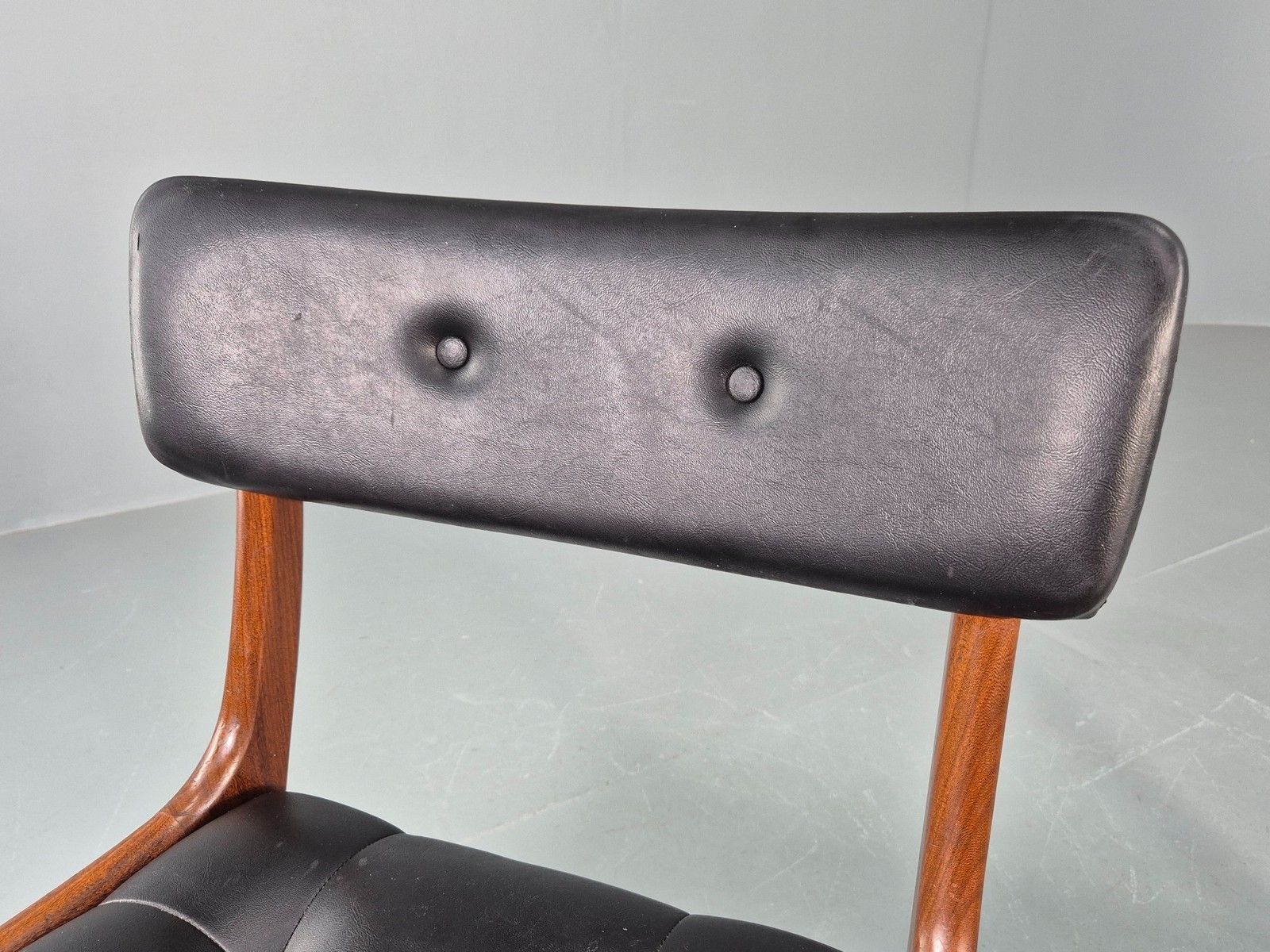 photo buy 2 Vintage Dining Chairs Vanson Peter Hayward Design Retro Mcm Teak Eb10181