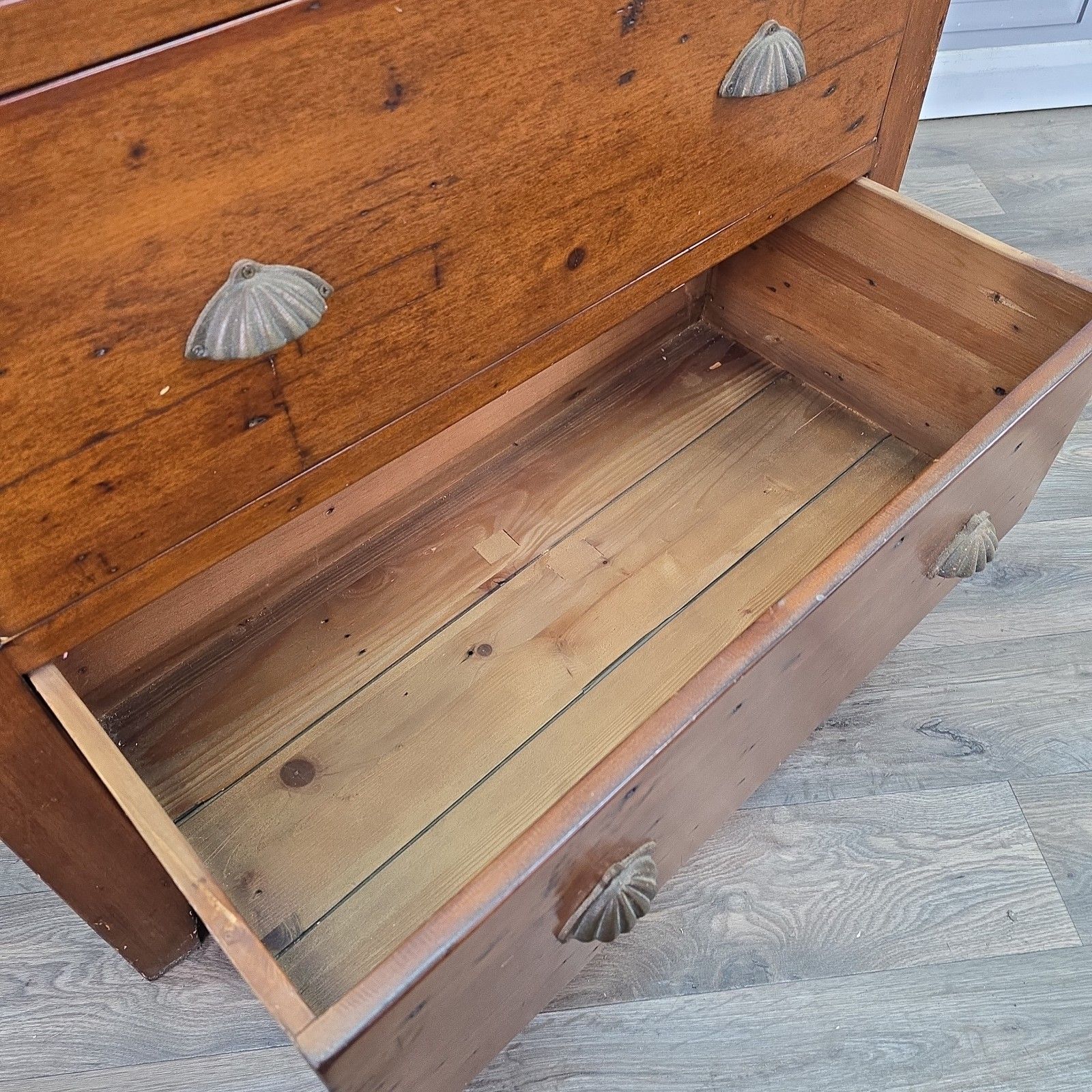 photo buy Rustic Chest Of Drawers Solid Wooden Irish Coast Reclaimed Pine Tallboy