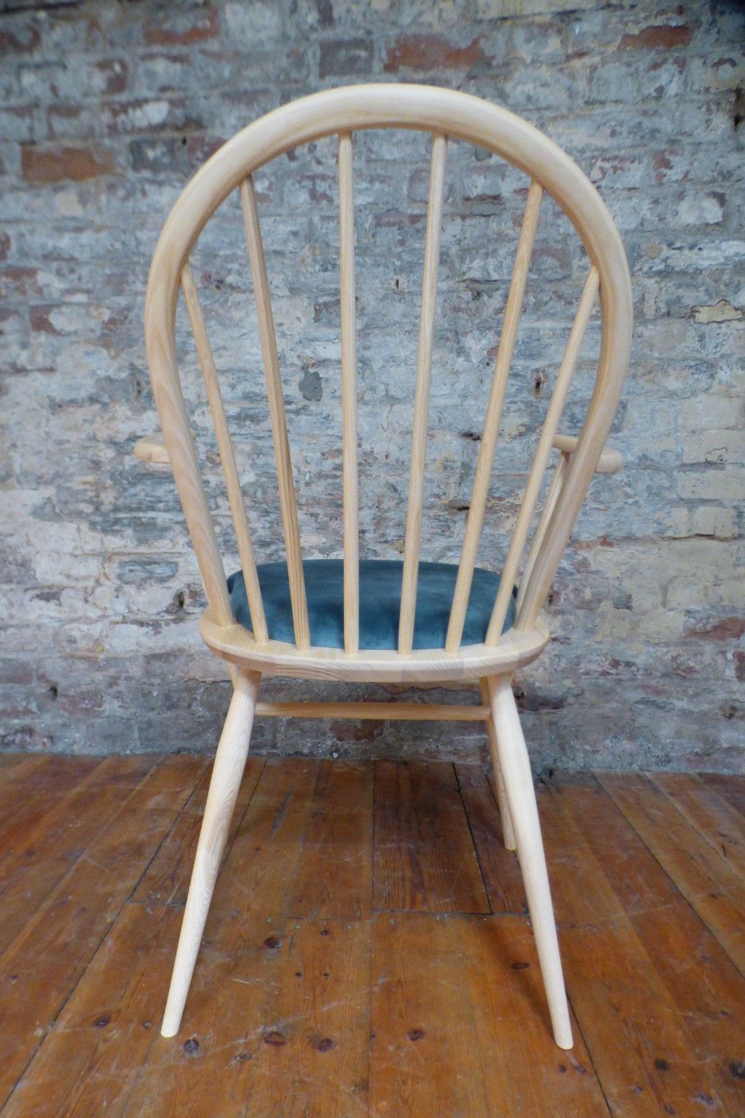 Four Modern Upholstered Windsor Blonde Ash Ercol Dining Chairs Exc Uk Delivery photo buy