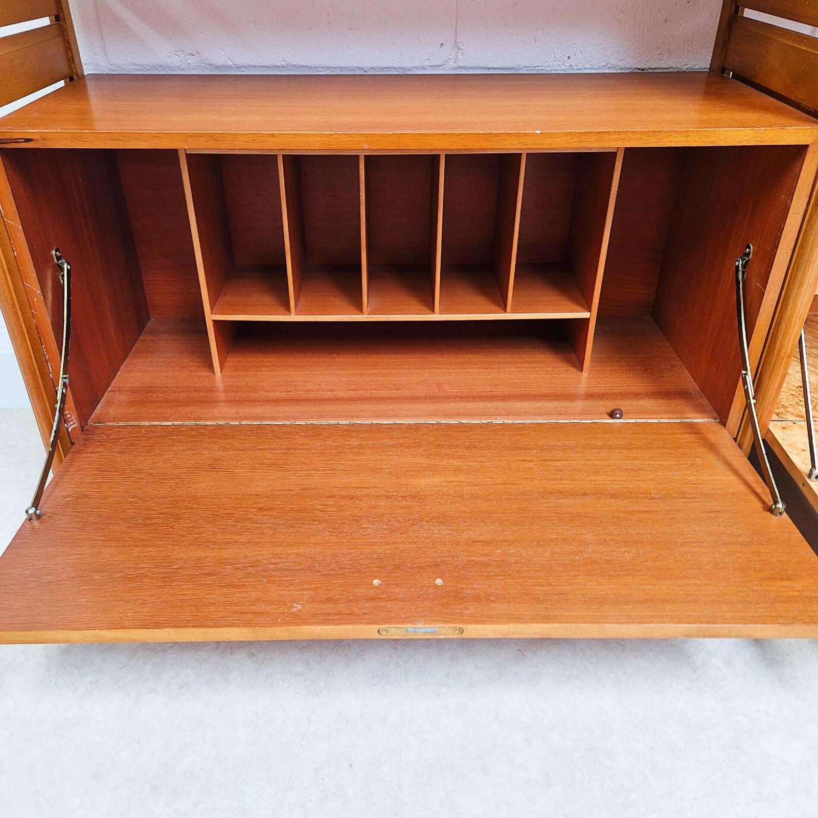 Staples Ladderax Vintage Mid Century 1960s Danish Design 2 Bay Cabinet Shelf Modular System Pg215 photo Furniture