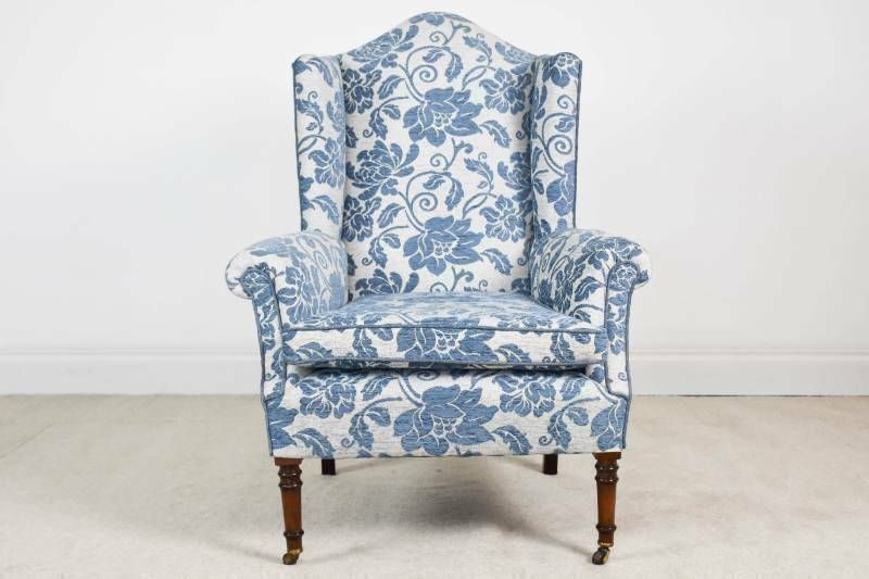 Georgian Style Late Victorian Wing Chair photo furniture