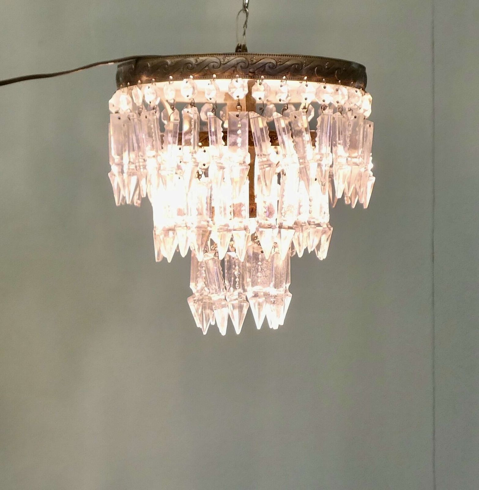 3 Tier Waterfall Chandelier A Charming Waterfall Tiered Pendant Chandelier photo furniture