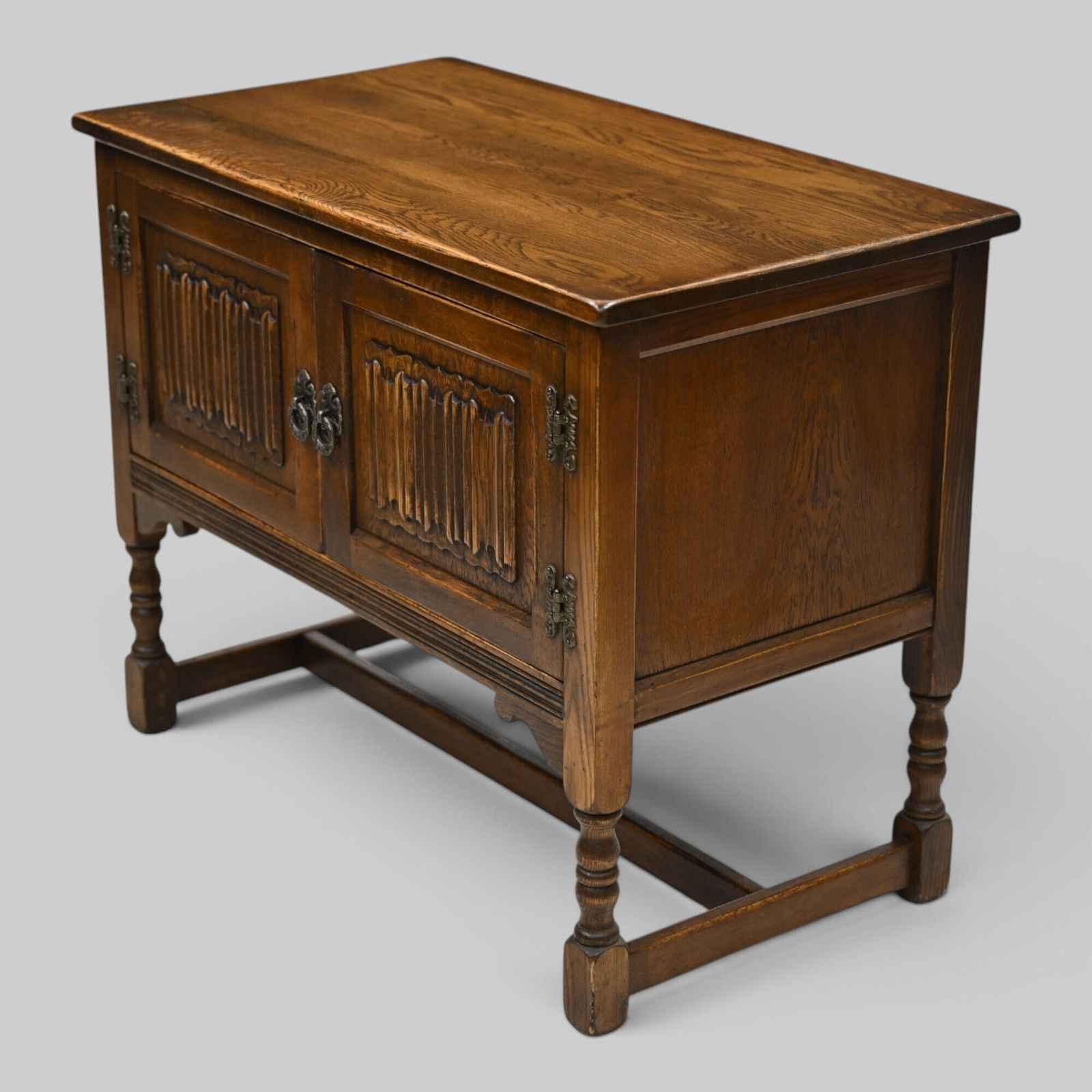 Old Charm Music Vinyl Record Player Cabinet Light Oak #1791 Free Uk Delivery photo furniture