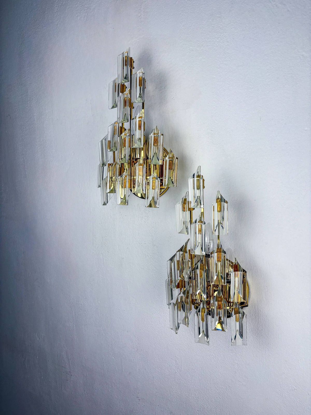 Pair Of Oscar Torlasco, Murano Glass, Italy, 1970s photo for sale