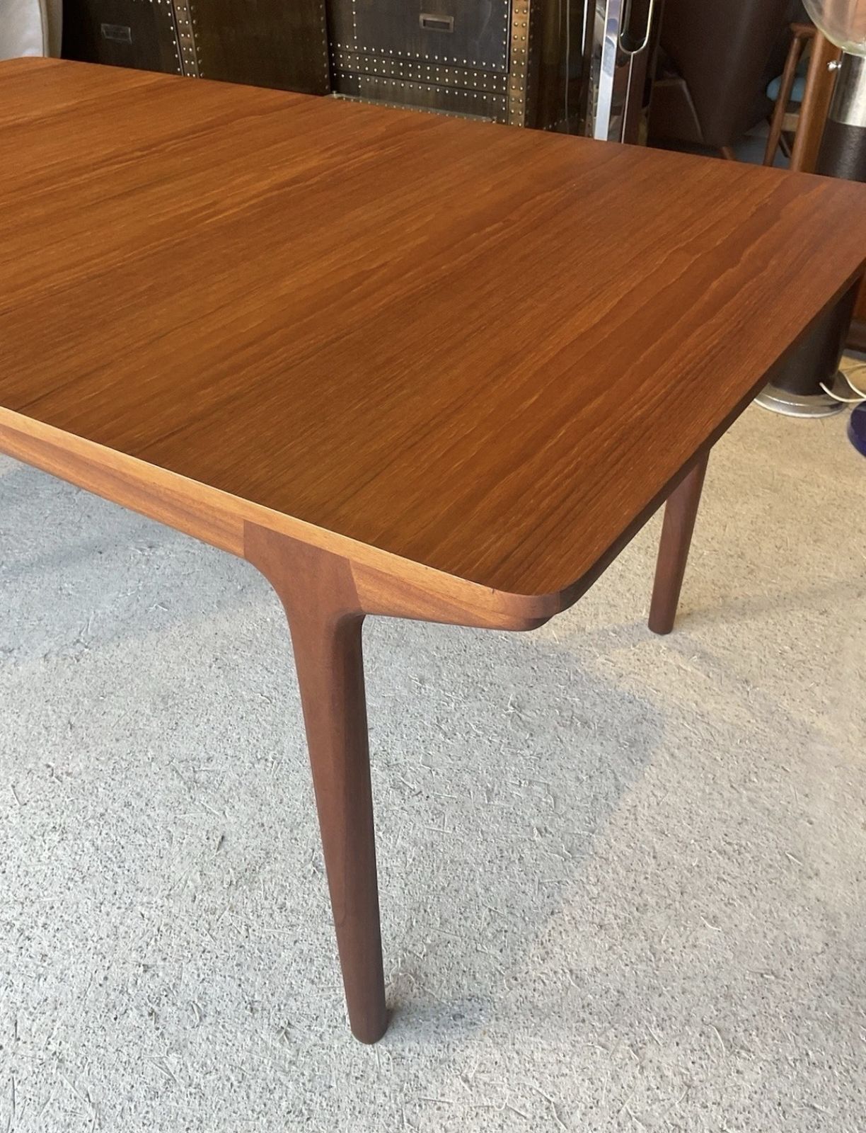 Mid Century T3 Teak Macintosh Double Extending Dining Table 1970s photo vinterior