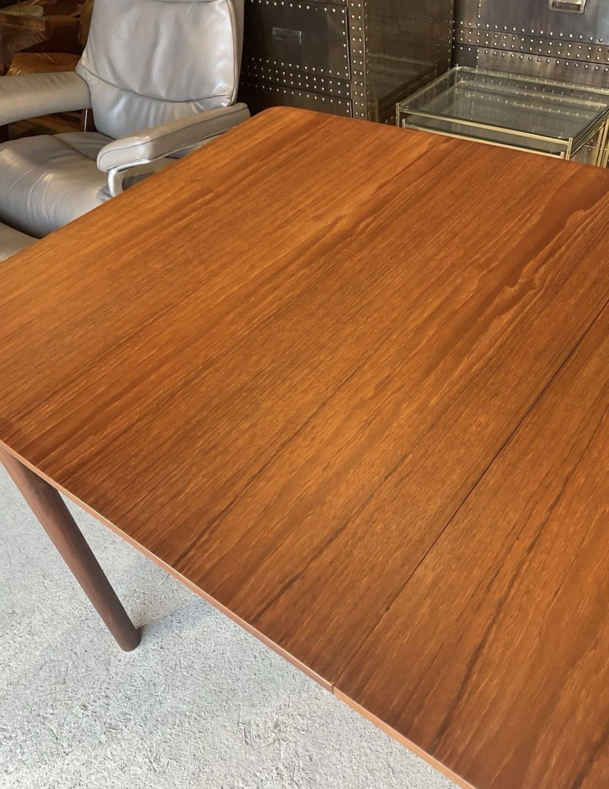 photo for sale Mid Century T3 Teak Macintosh Double Extending Dining Table 1970s