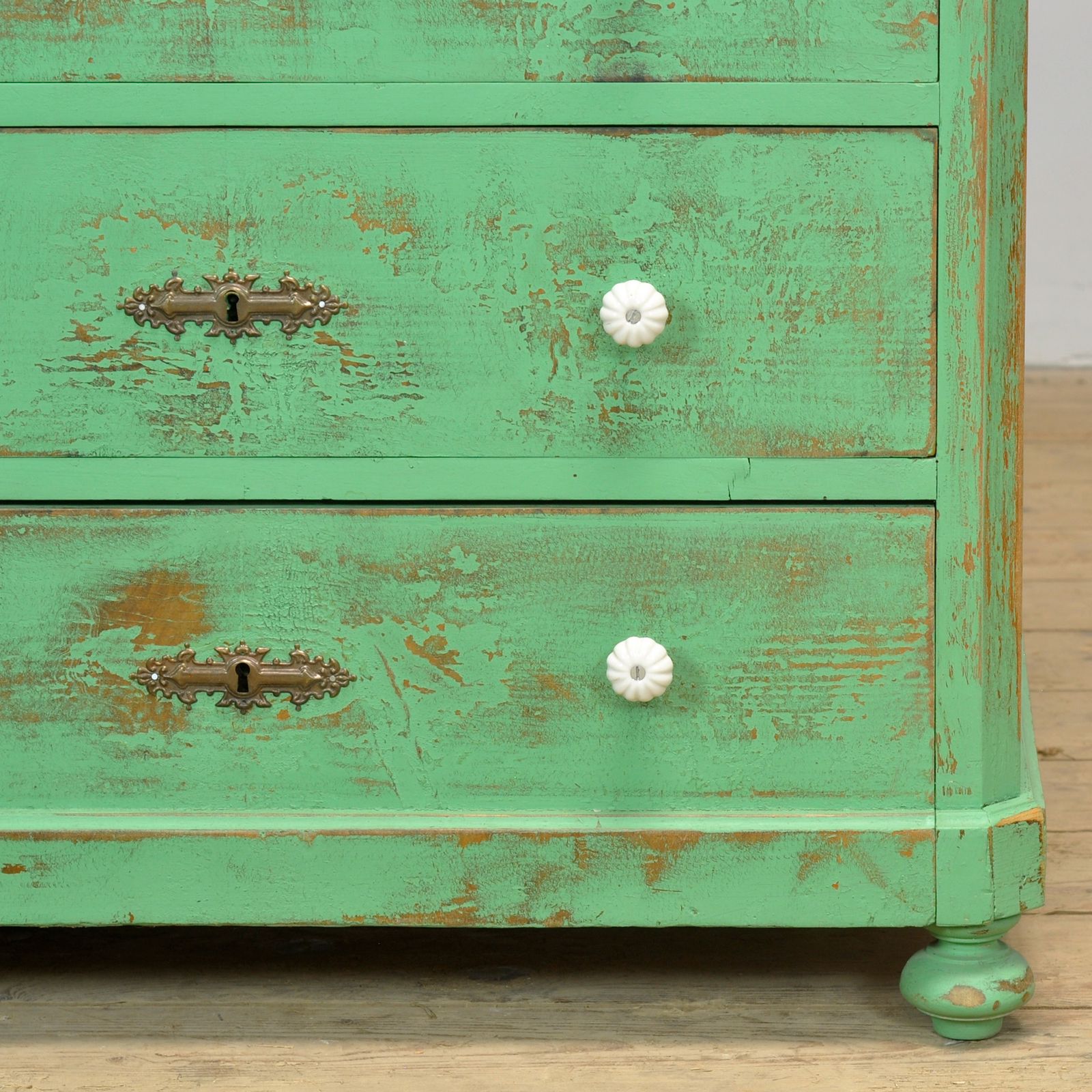 Furniture Pine Chest Of Drawers, Circa 1910 photo