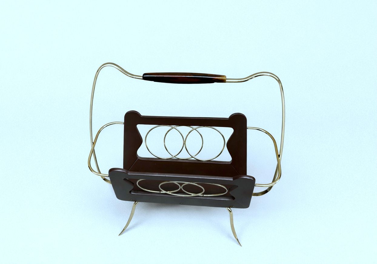 Mid Century tijdschriftenrek / Design By Gio Ponti / Italy '50 photo 750.0