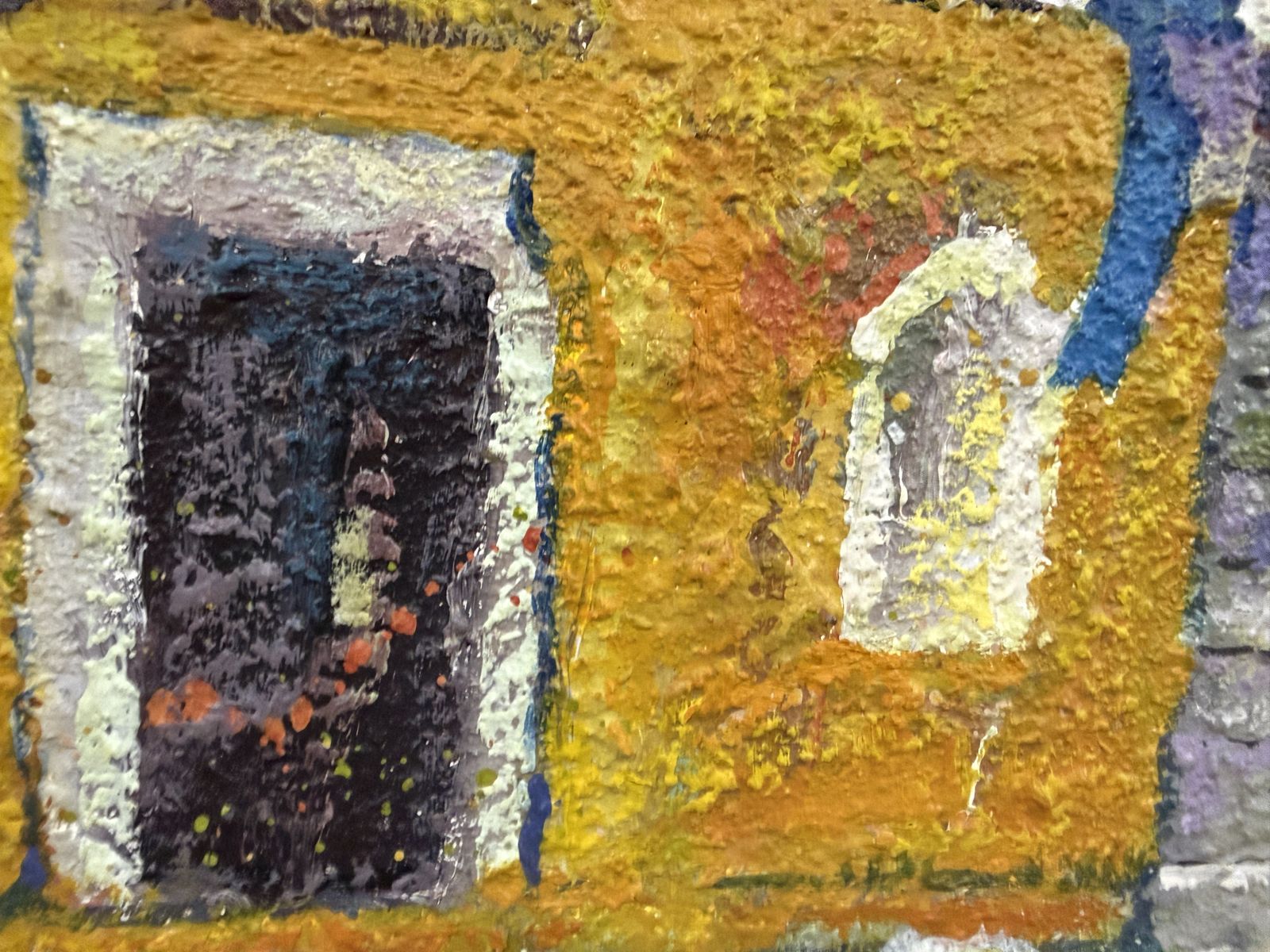Ulpiano Carrasco, Palais de Venise et embarcadère à gondoles, vue colorée du canal en impasto, huile sur toile, Italie, 2007 photo vinterior