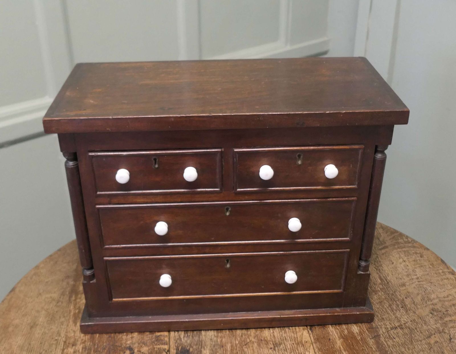 19th Century Miniature Scotch Chest, Apprentice Piece A Very Attractive Piece