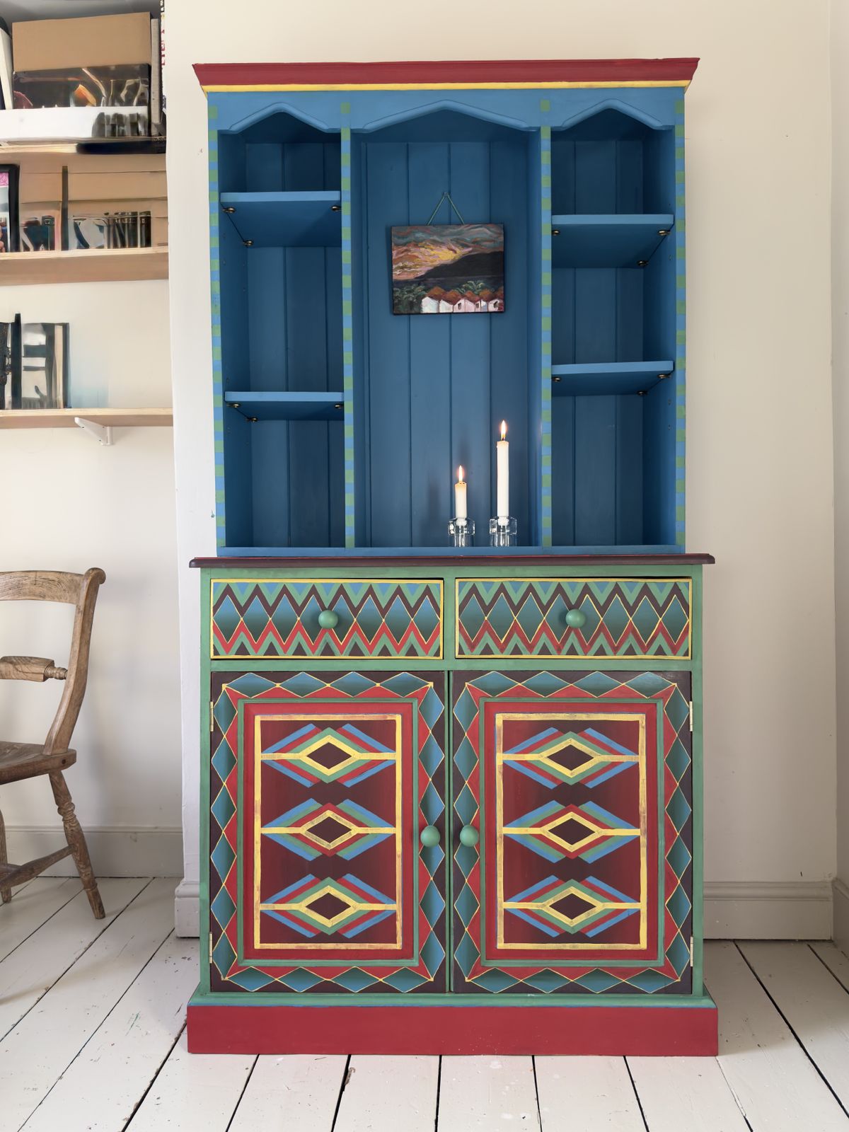Hand Painted Welsh Dresser