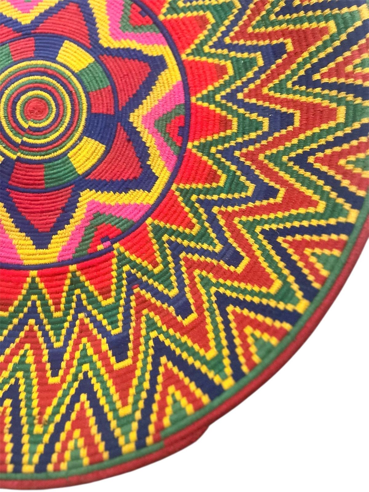 Vintage Xl Berber Basket Platter Amazigh Decorative ‘Khobz’ Bread Ware photo for sale