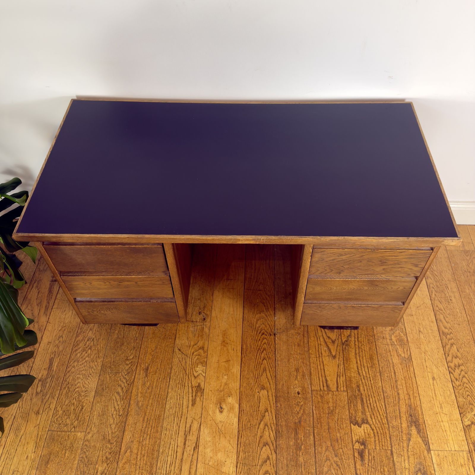 Mid Century Oak Desk, 1960s photo buy