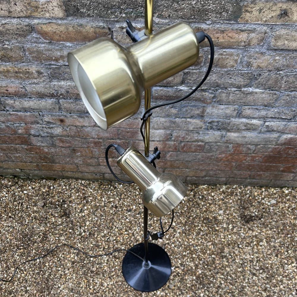 Mid Century Modern Twin Spotlight Floor Lamp photo furniture