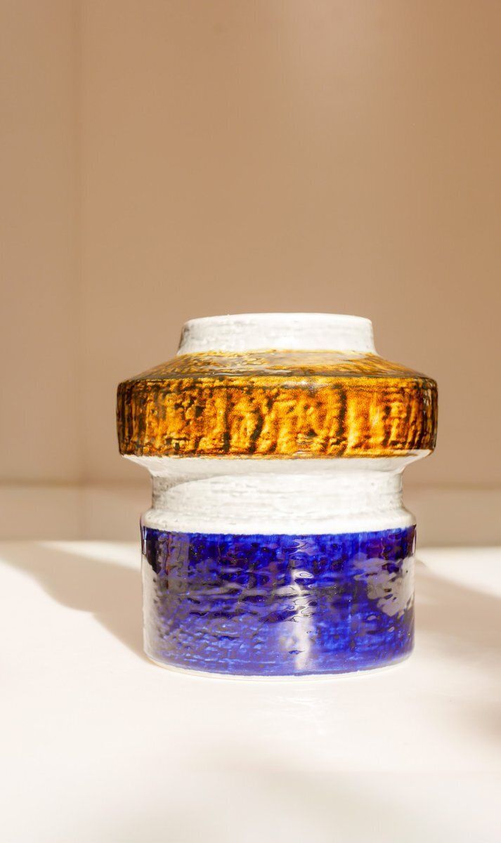 Titus Pottery Vase By Olle Alberius For Rörstrand, Sweden, 1960s photo vinterior