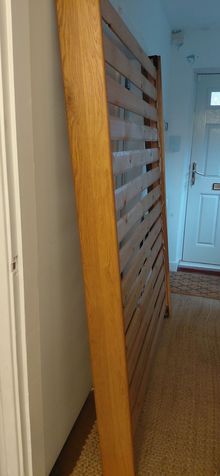 Vintage Style Custom Solid Oak King Size Bedframe And Boards 1920s Style photo buy