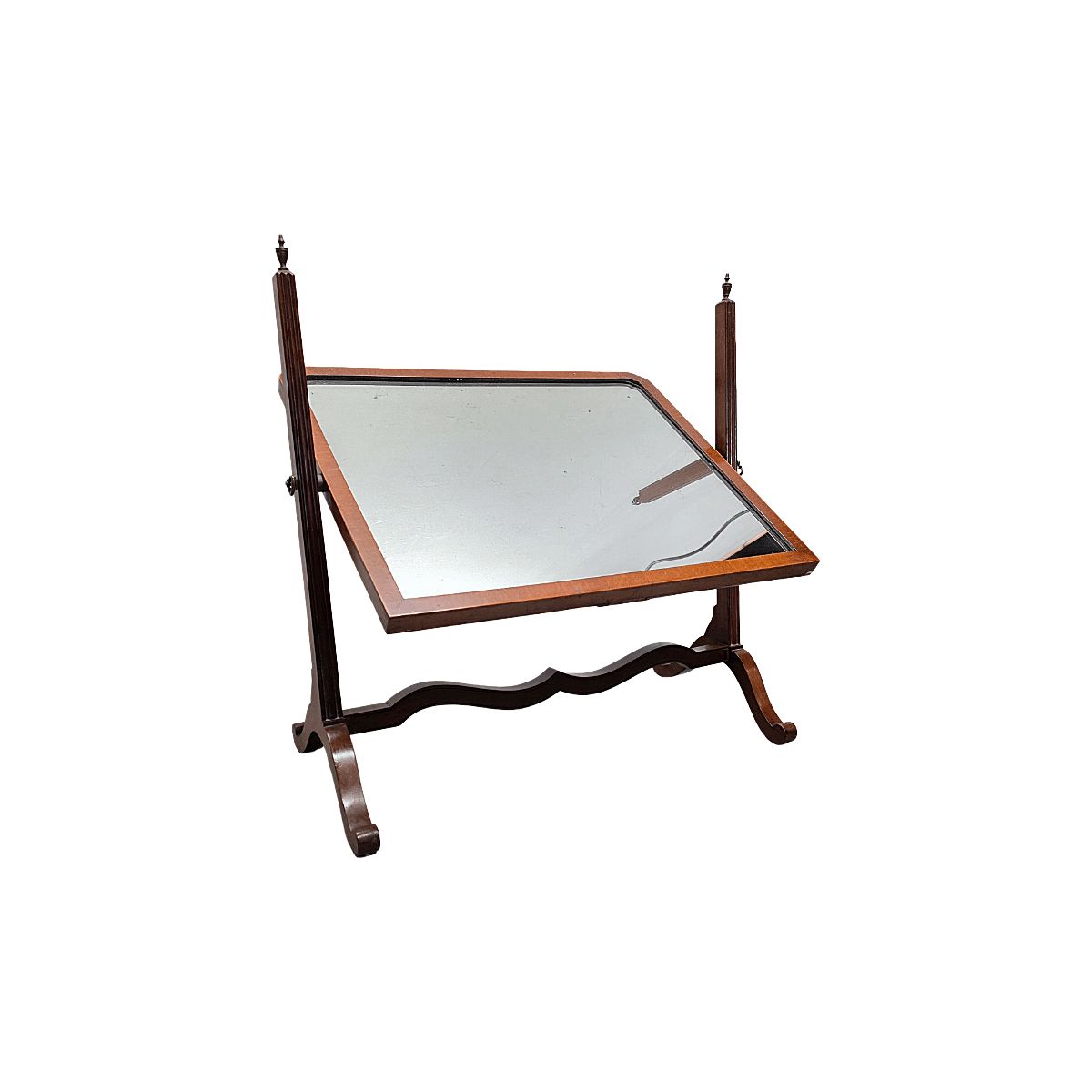 Miroir de table édouardien en acajou, début du XXe siècle photo 165.0