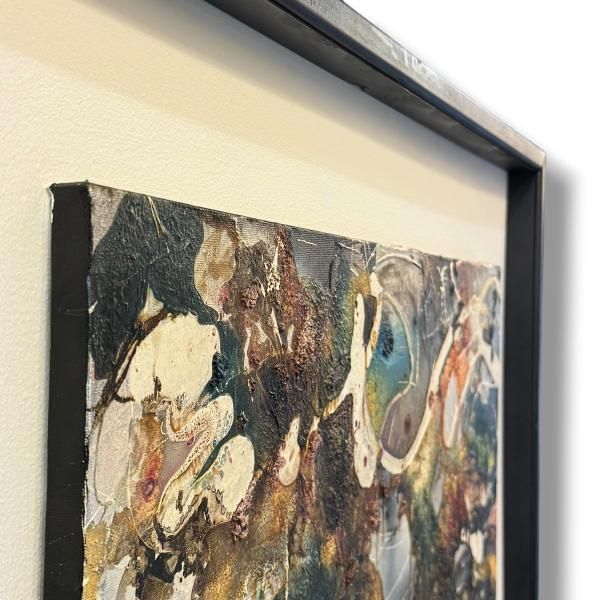 Charles Harrison ‘Portent’ Mixed Media On Canvas photo Art