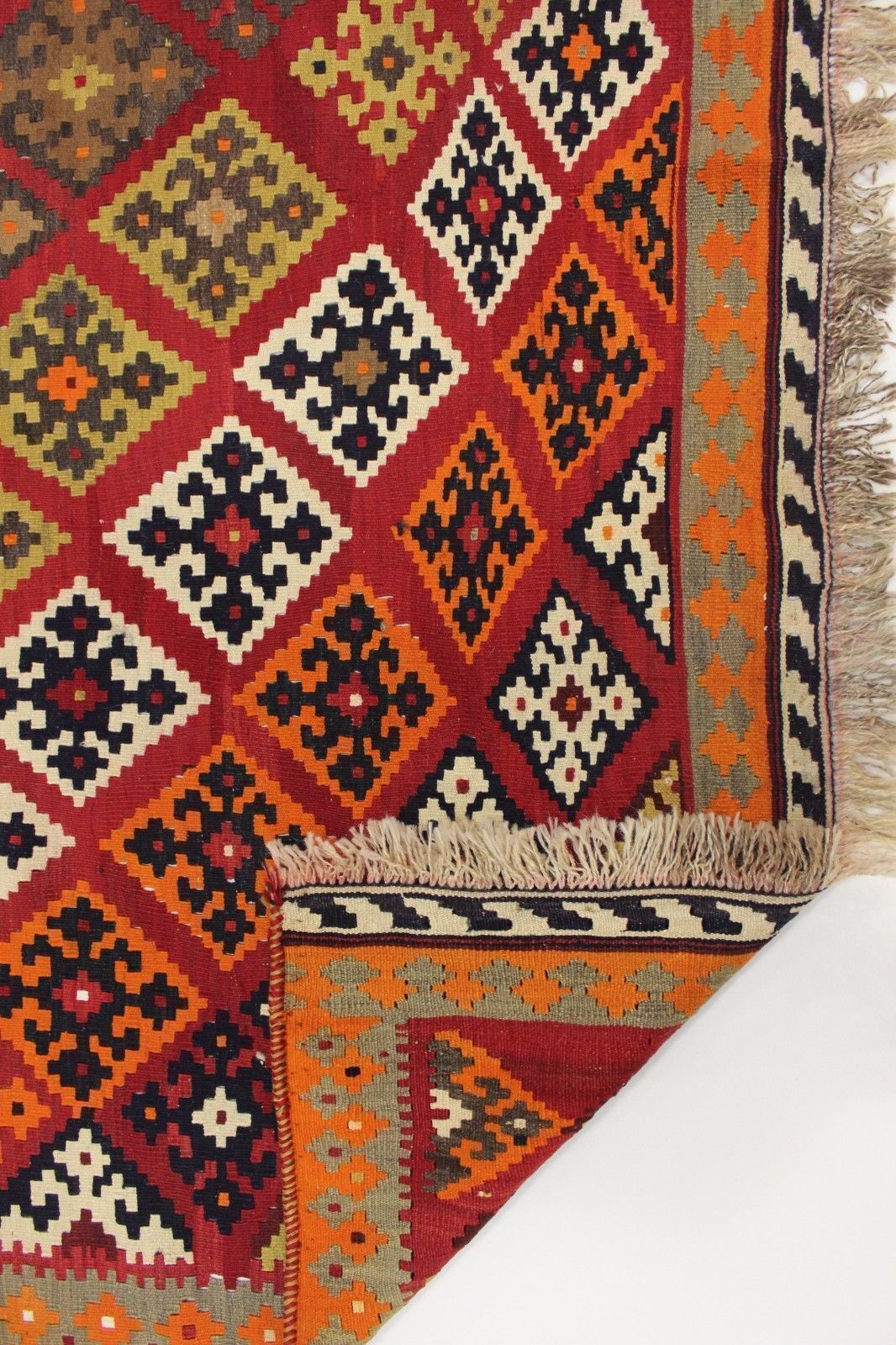 Exclusive Nomadic Kilim Unique Rug 2.50 X 1.65 photo Textiles