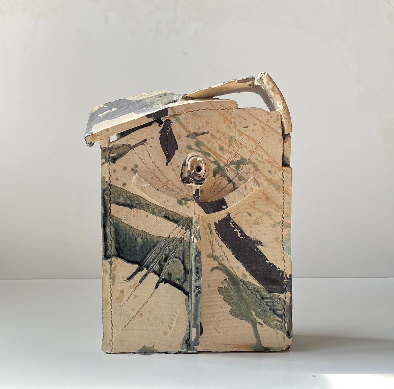 Nell Bernard Leauté Abstract Ceramic Sculpture 'Deconstructed Construct' photo for sale