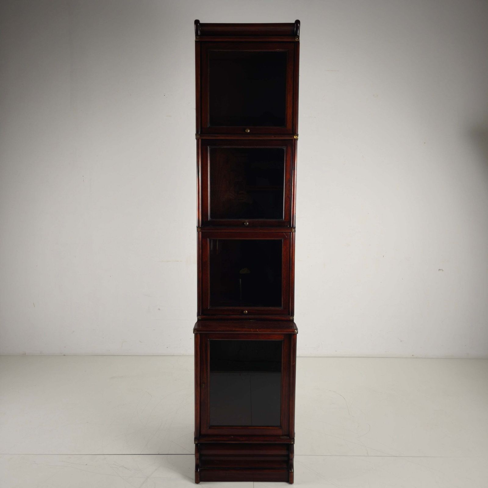 Late 20th Century Hardwood Barrister Bookcase photo for sale