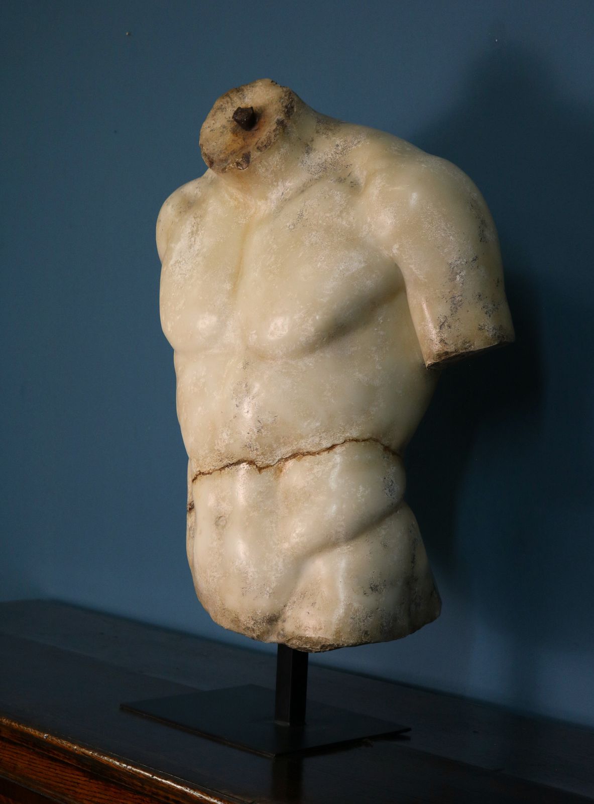 Sculpture Of A Male Torso In The Hellenistic Style photo vinterior