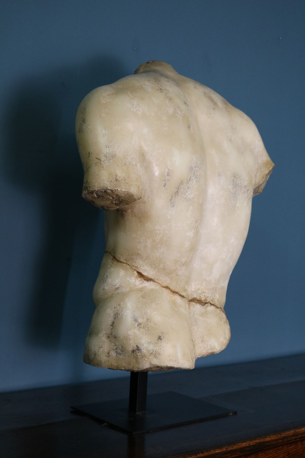 Sculpture Of A Male Torso In The Hellenistic Style photo vintage