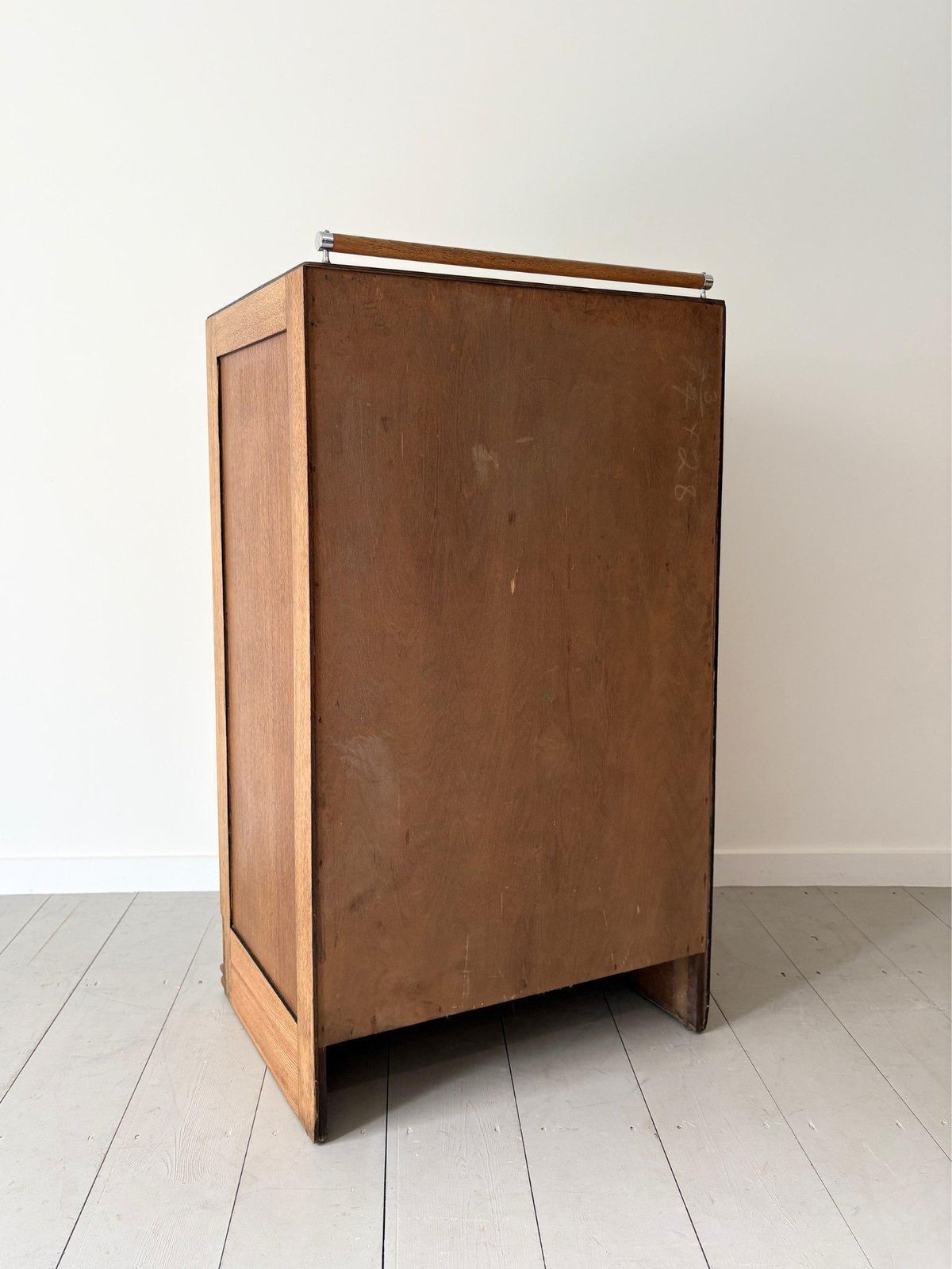 Furniture Art Deco Chest Of Drawers Dresser With Chrome Details photo