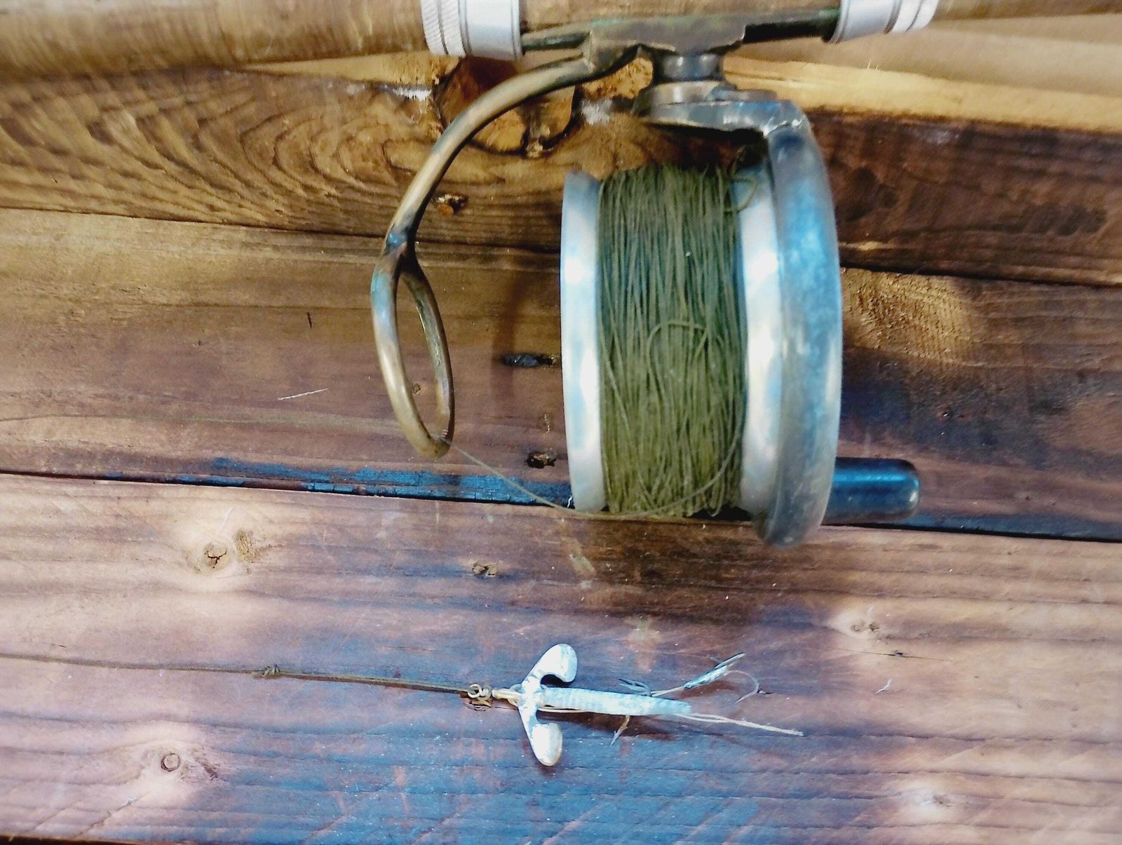 Antique Malloch Patent Side Cast Fishing Reel photo 399.0