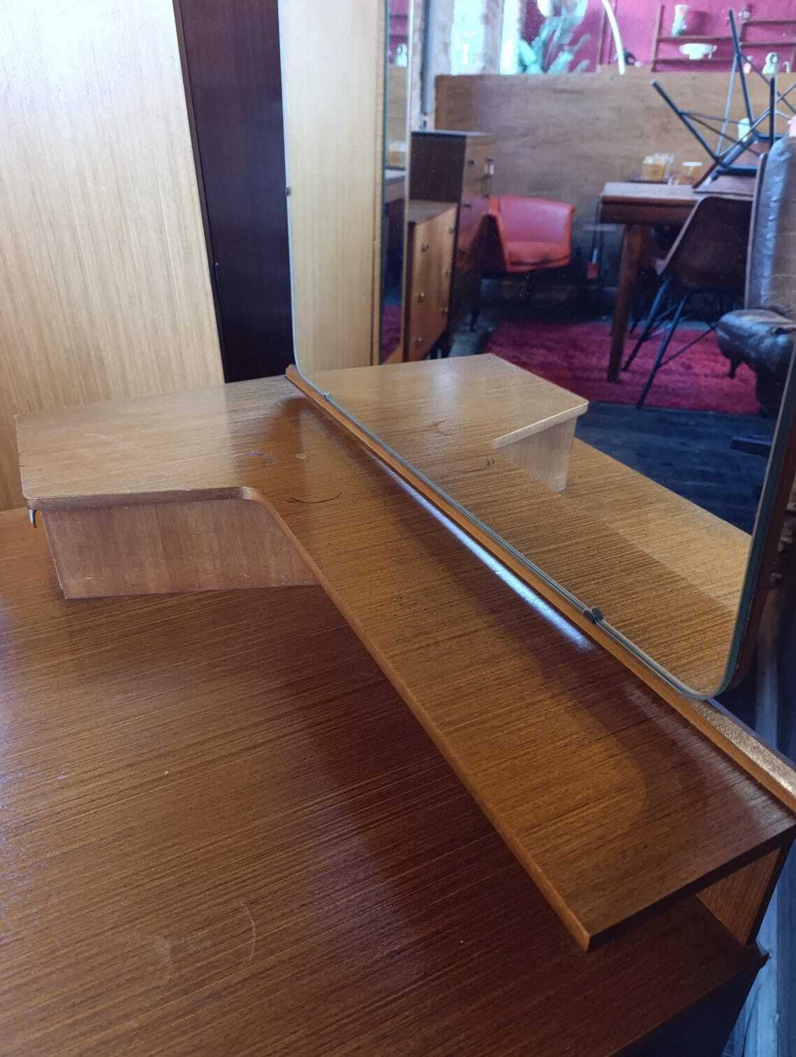 photo buy Austinsuite Mid Century Teak Dressing Table With Mirror 1960s British Modern