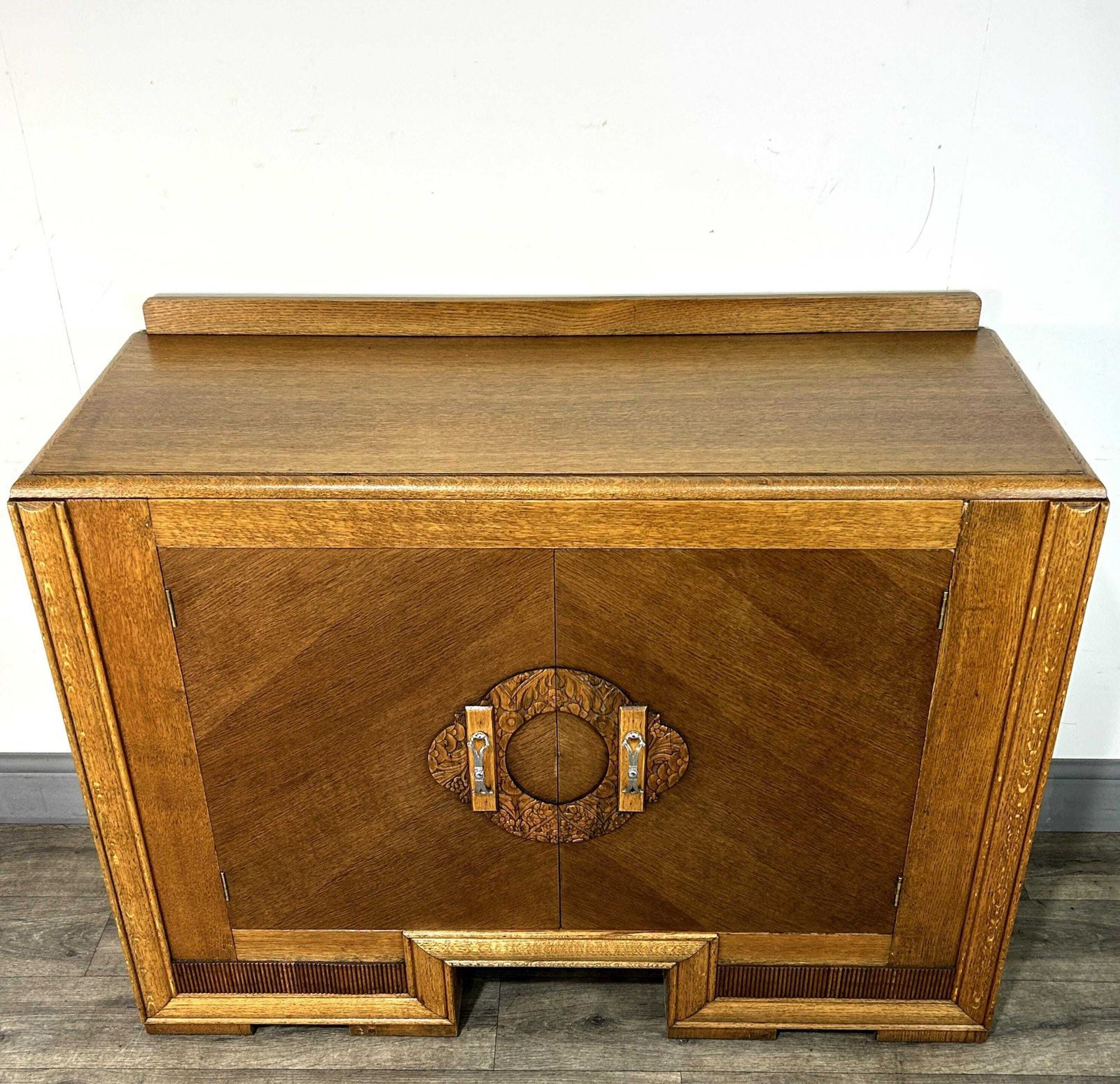 Fab Fully Refinished Art Deco Oak Sideboard/Buffet C1930 photo Furniture