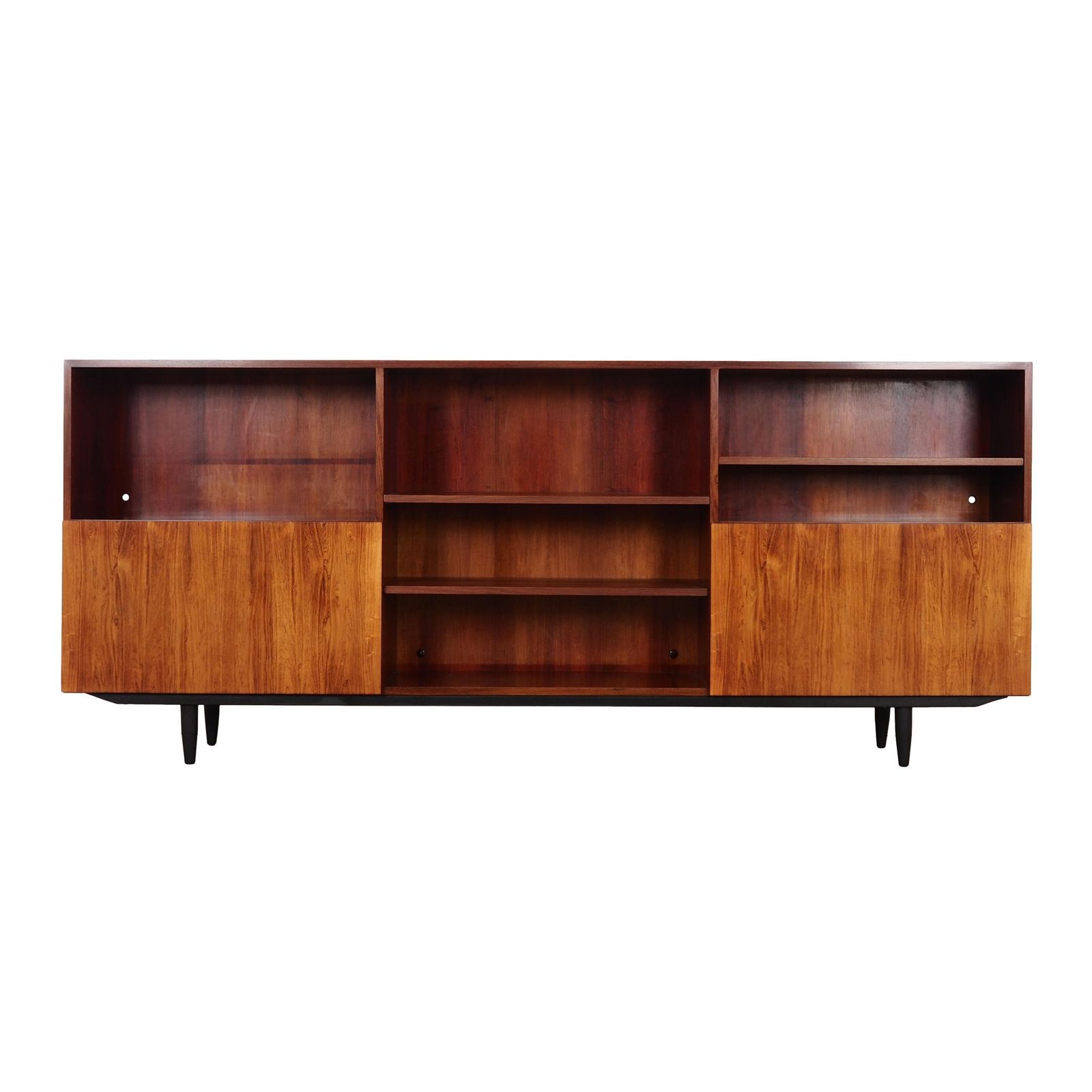 Vintage boekenkast, Deens design, jaren 1970, ontwerper: Ib Kofod Larsen