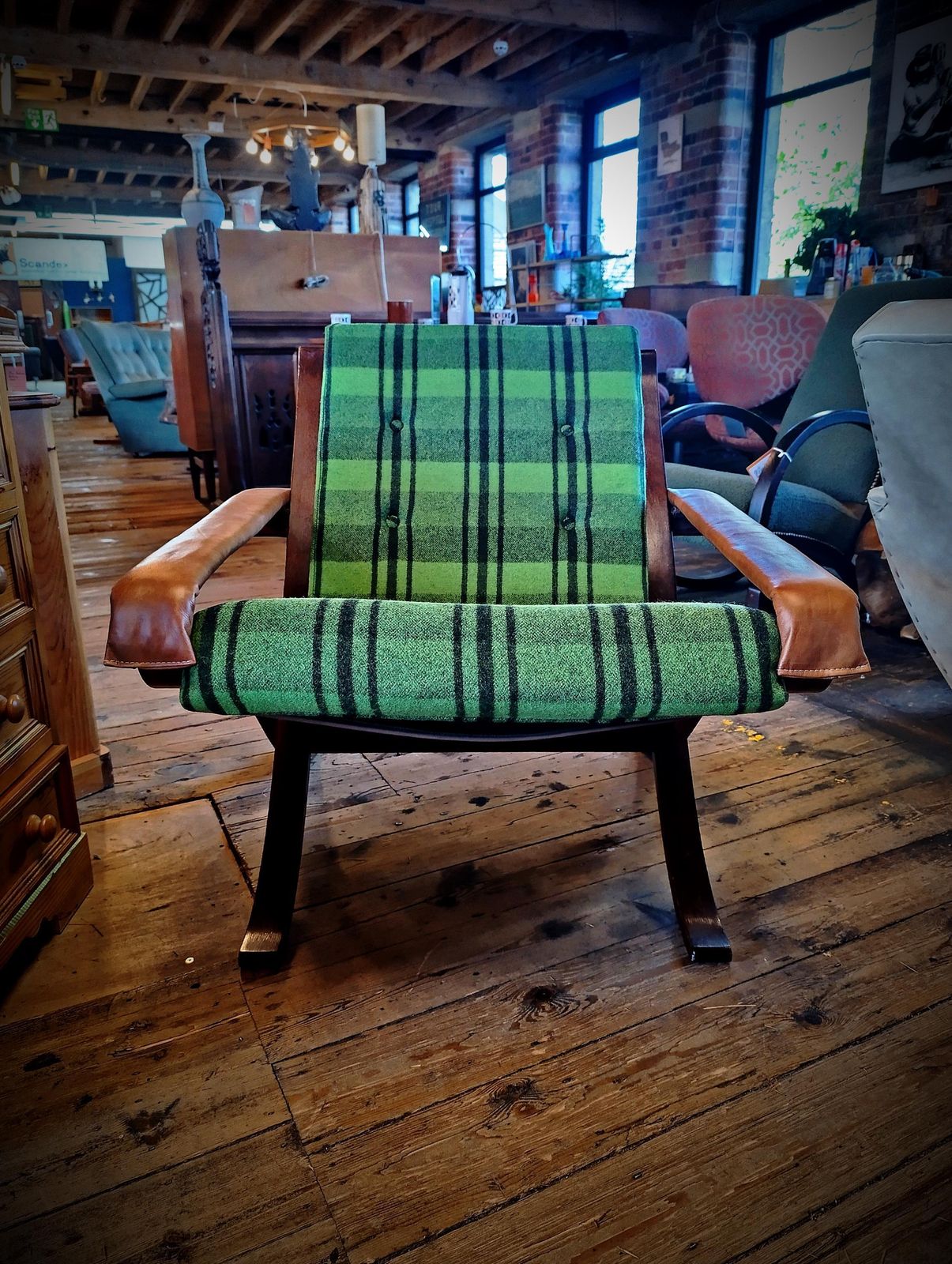 Rare 1960s Ingmar Relling “Flex Safari” Folding Chair In Rosewood | Westnofa | Norwegian Modernism