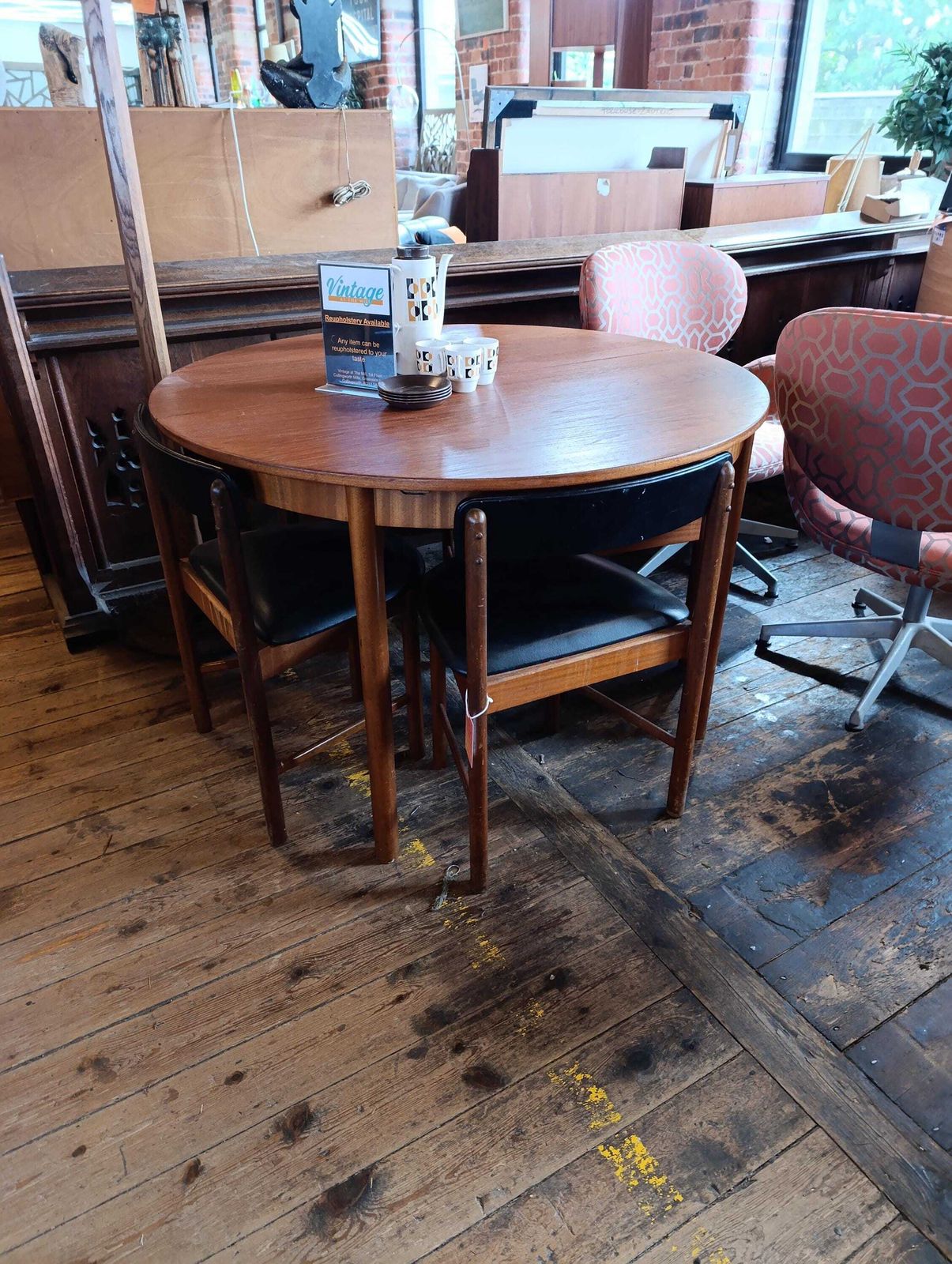 1960s Teak Dining Table And Four Chairs | A. H. McIntosh, Kircaldy