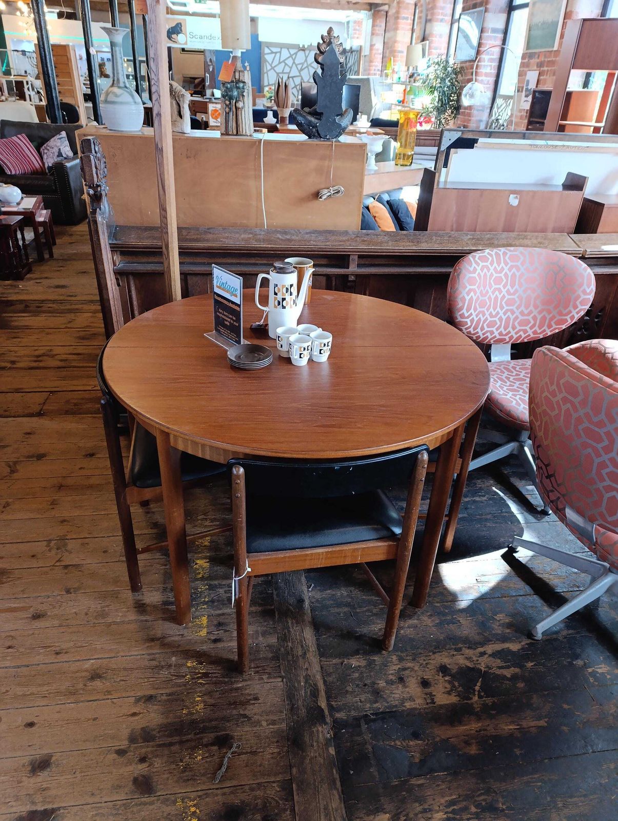 1960s Teak Dining Table And Four Chairs | A. H. McIntosh, Kircaldy photo furniture
