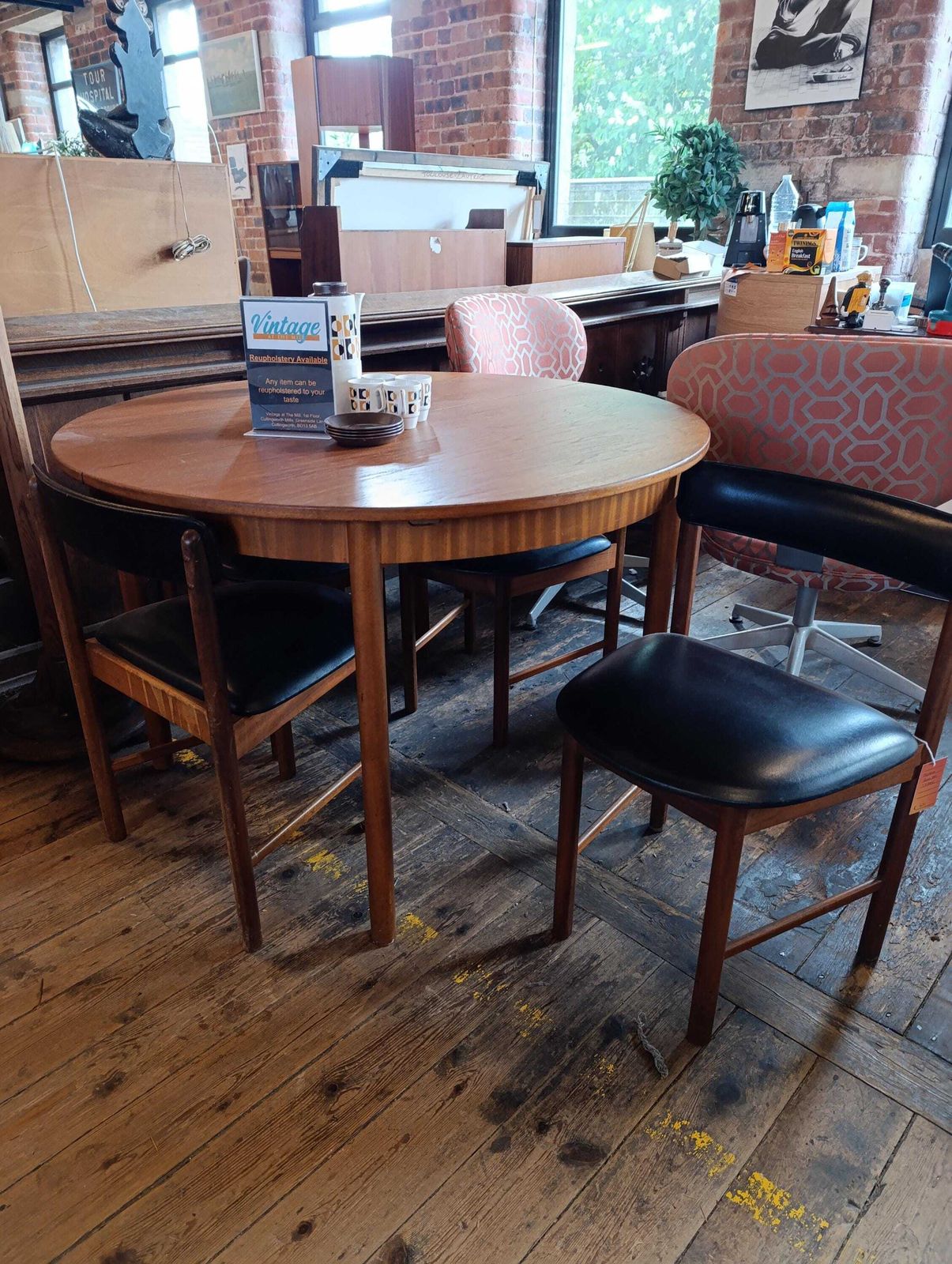 1960s Teak Dining Table And Four Chairs | A. H. McIntosh, Kircaldy photo vinterior