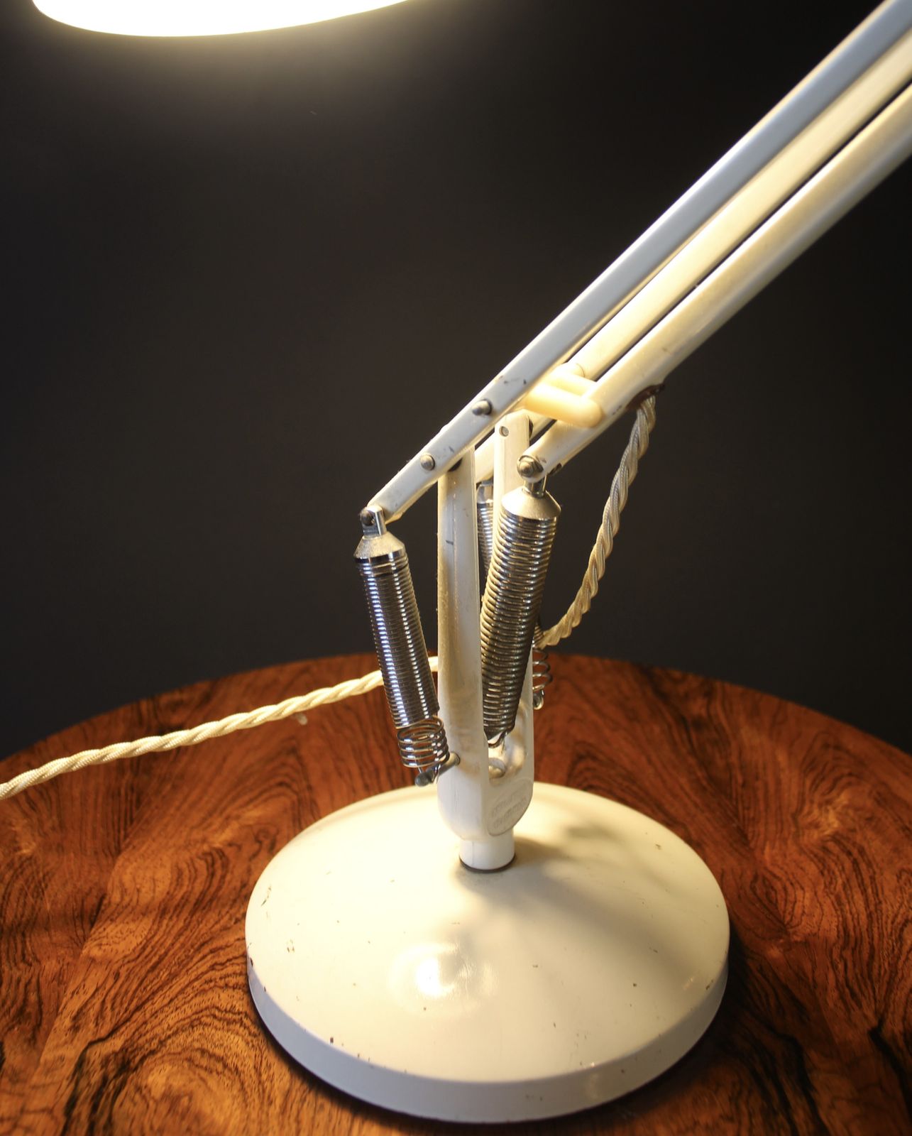 Herbert Terry Model 75 White Anglepoise Desk Lamp photo buy