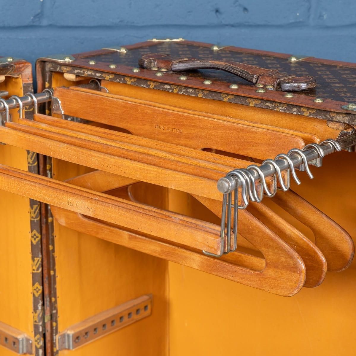 photo buy 20th Century Louis Vuitton Wardrobe Trunk In Monogram Canvas, France C.1930