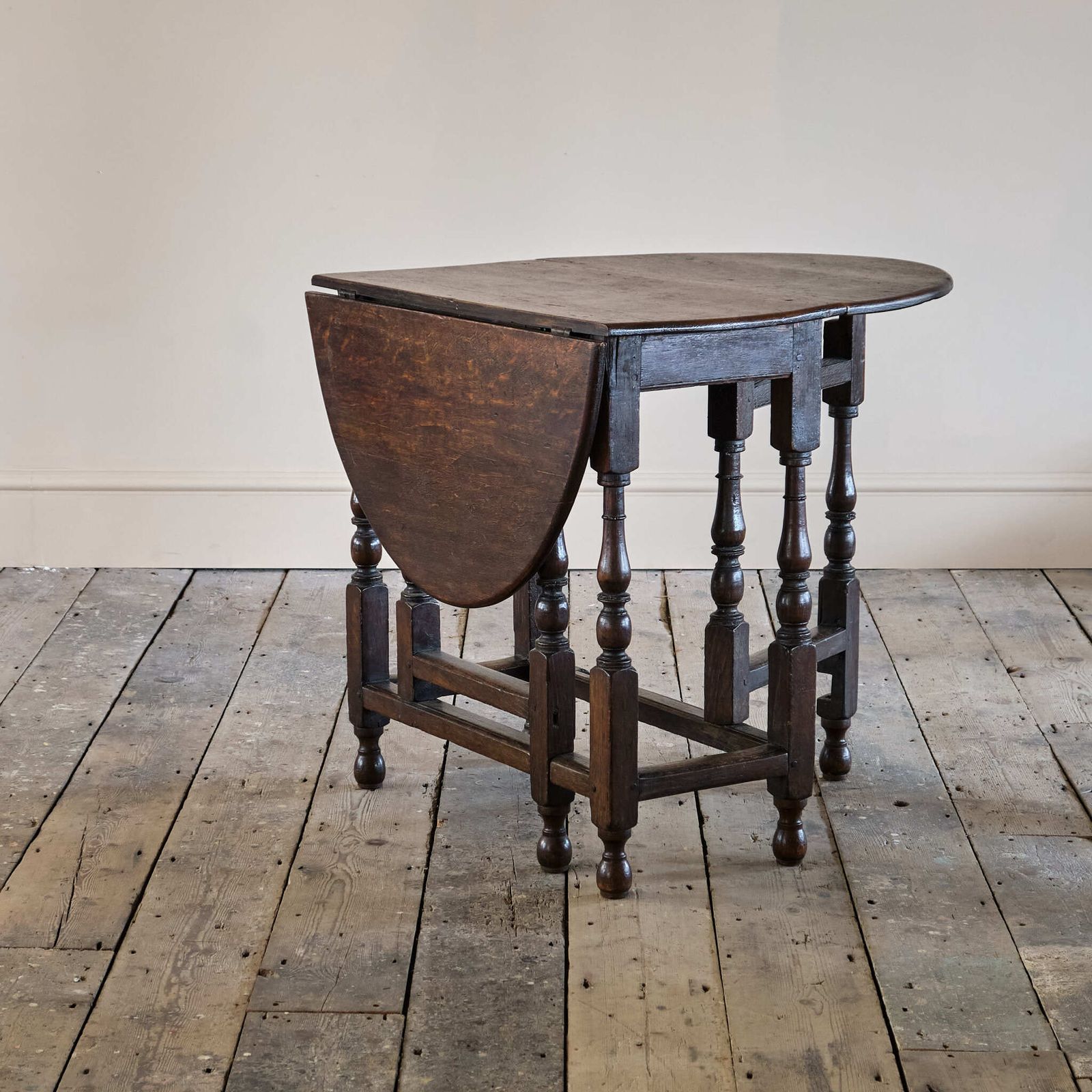 Small Oak Gateleg Table, 1800s photo furniture
