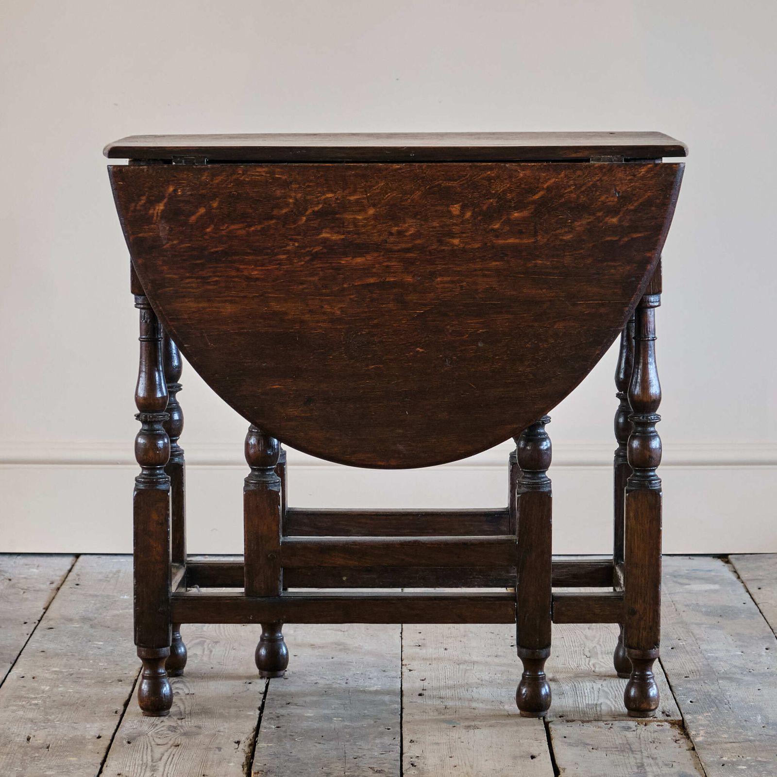 Small Oak Gateleg Table, 1800s photo Furniture