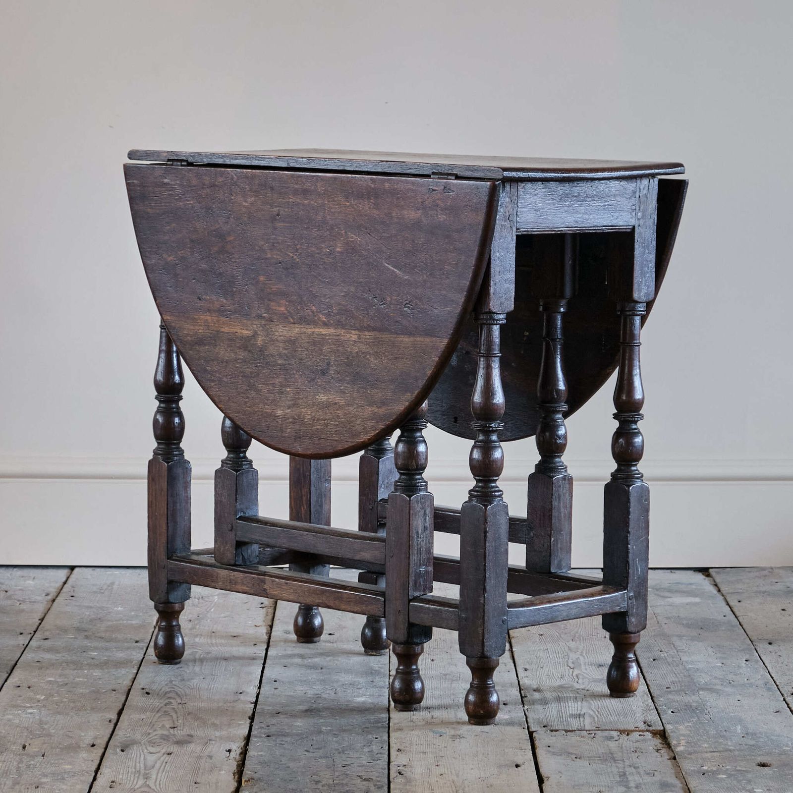 Small Oak Gateleg Table, 1800s photo buy