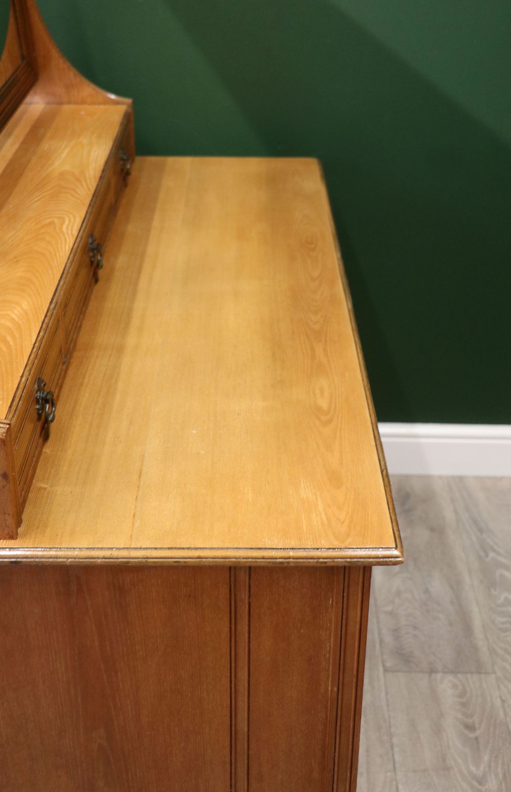 photo buy A Lovely Late Victorian American Light Walnut Dressing Table In Superb Original Condition.