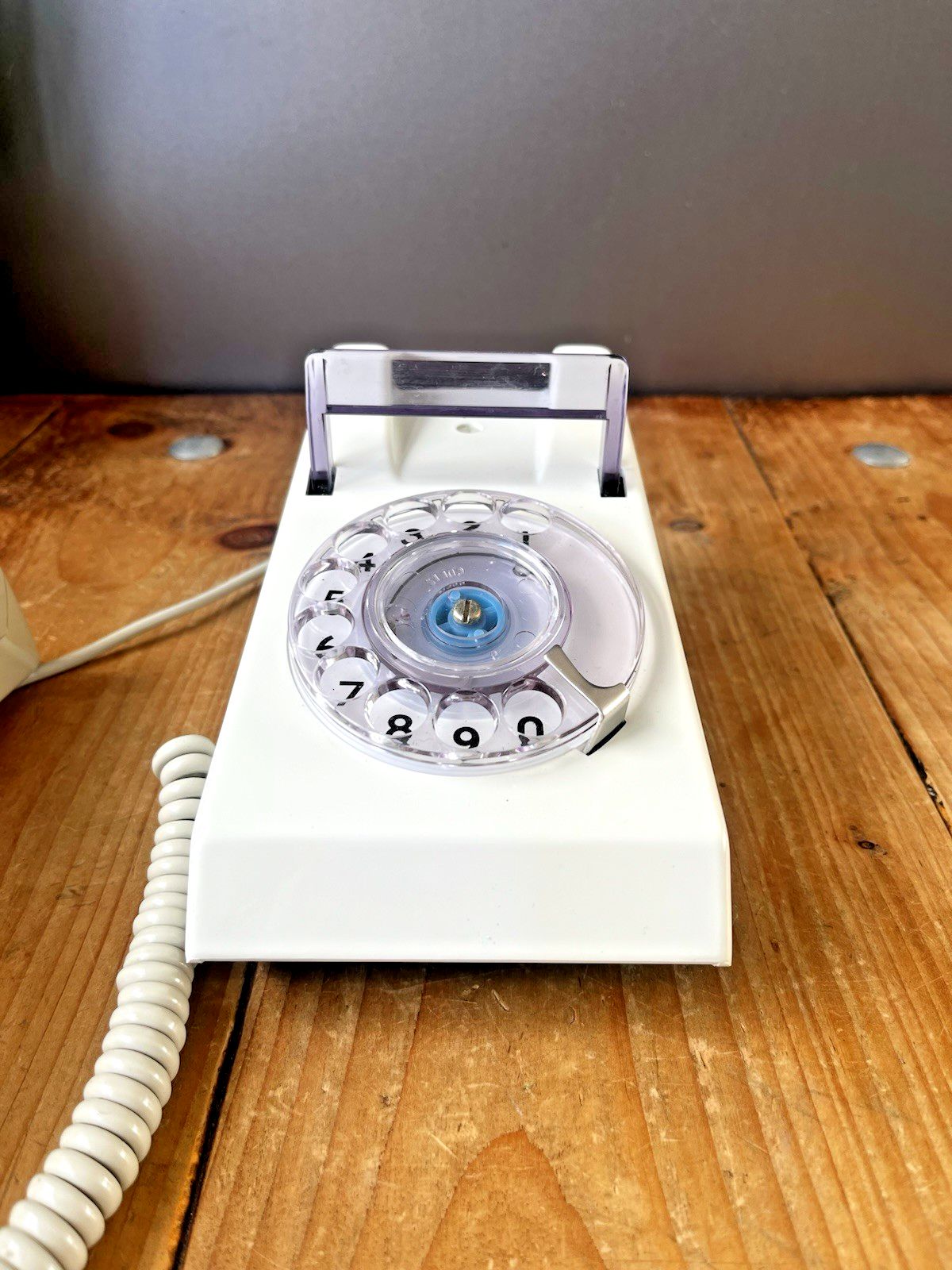 Vintage Original Gpo 1980 Rotary Trimphone Telephone Phone Landline Corded Retro photo furniture