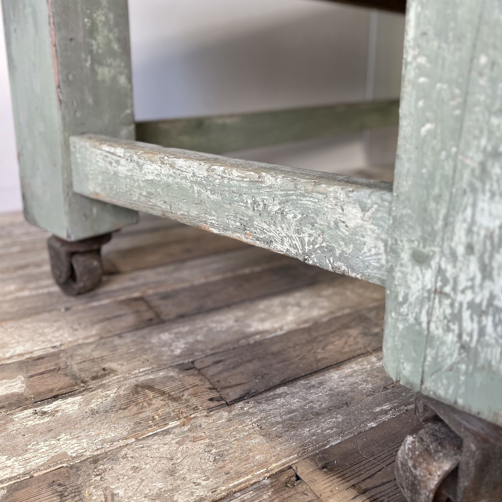 photo for sale Antique Pine Kitchen Prep Table