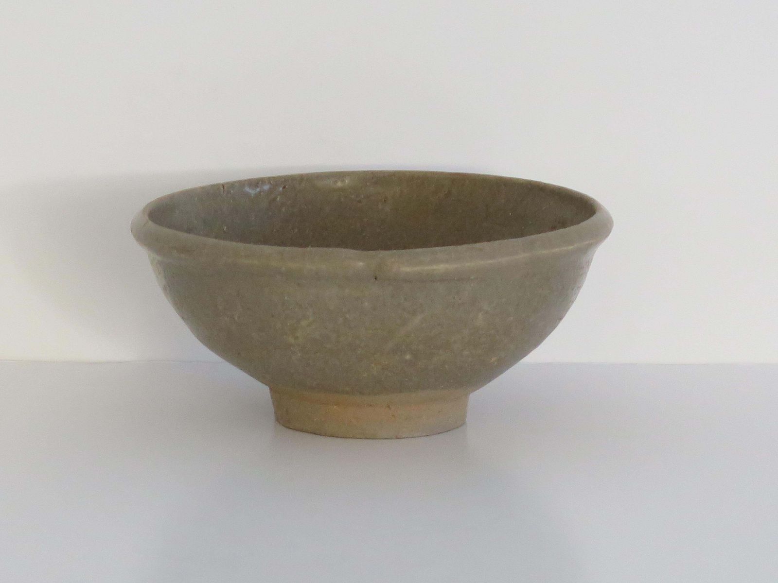 Chinese Export Longquan Celadon Bowl, Antique Stoneware, Circa 1400 photo furniture