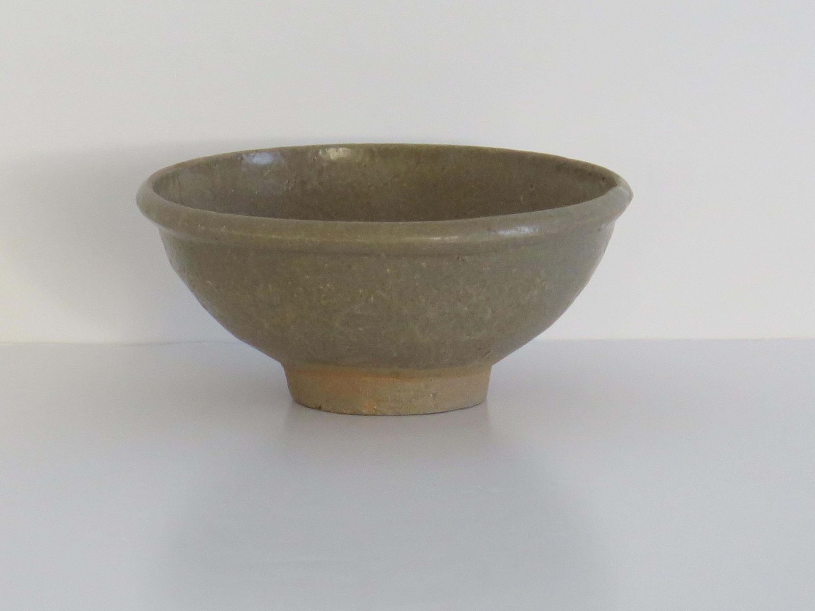Chinese Export Longquan Celadon Bowl, Antique Stoneware, Circa 1400 photo Home Decor