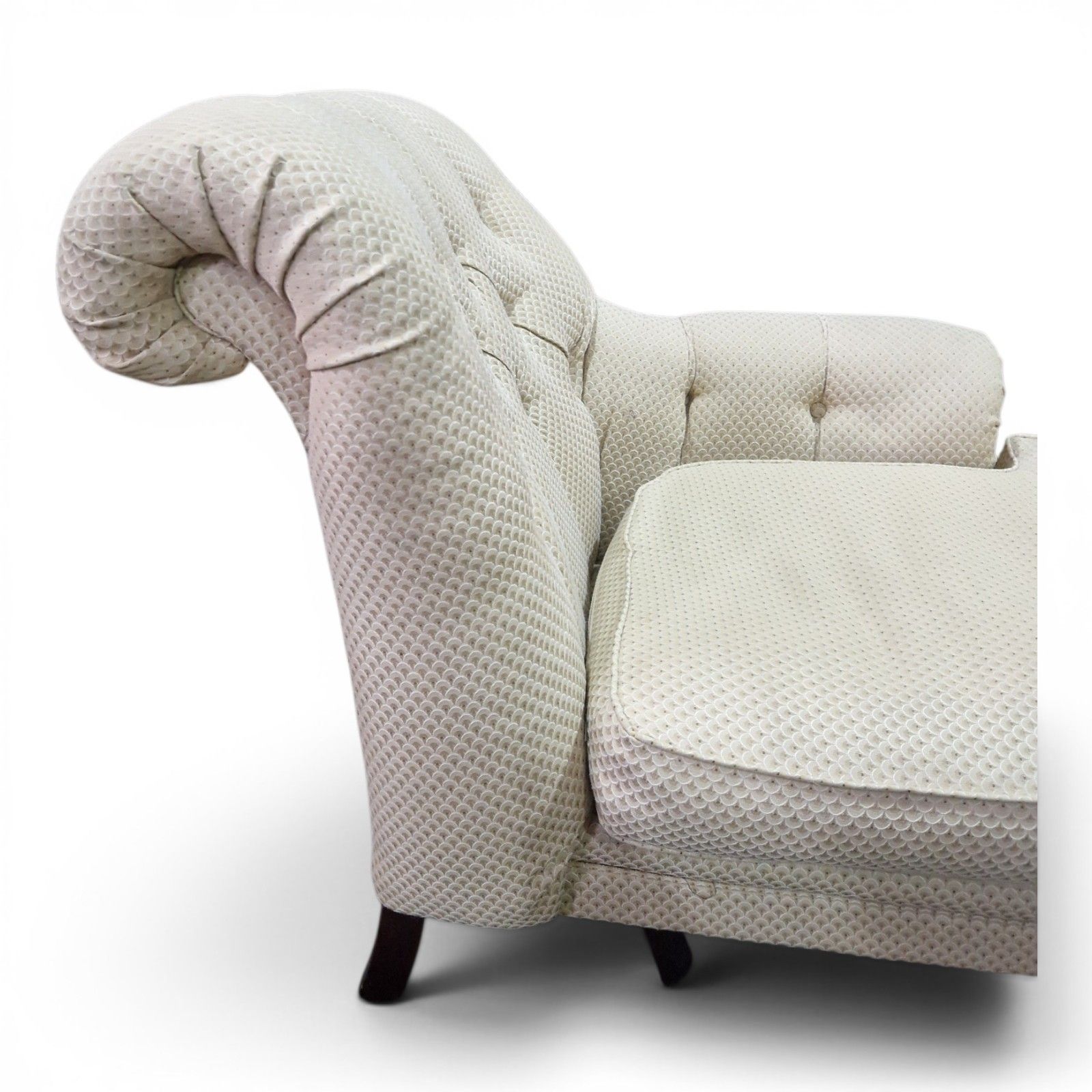 Victorian Style Chaise Longue Button Back Daybed Lounge Chair Sofa Settee photo buy