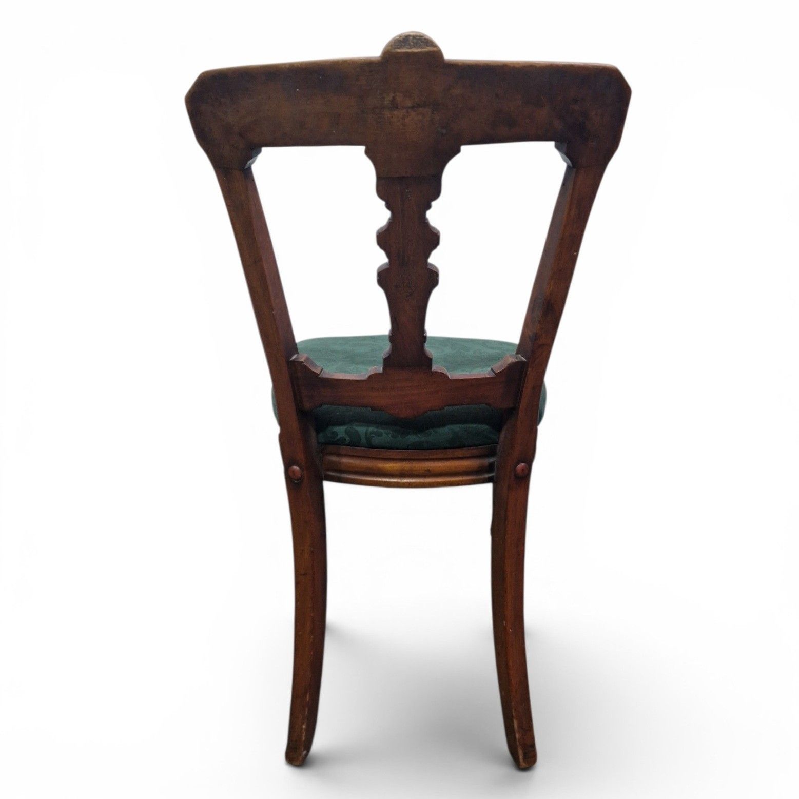 Furniture Antique Victorian Reilly Patent Dining Chair Carved Mahogany Hall Side Chair photo