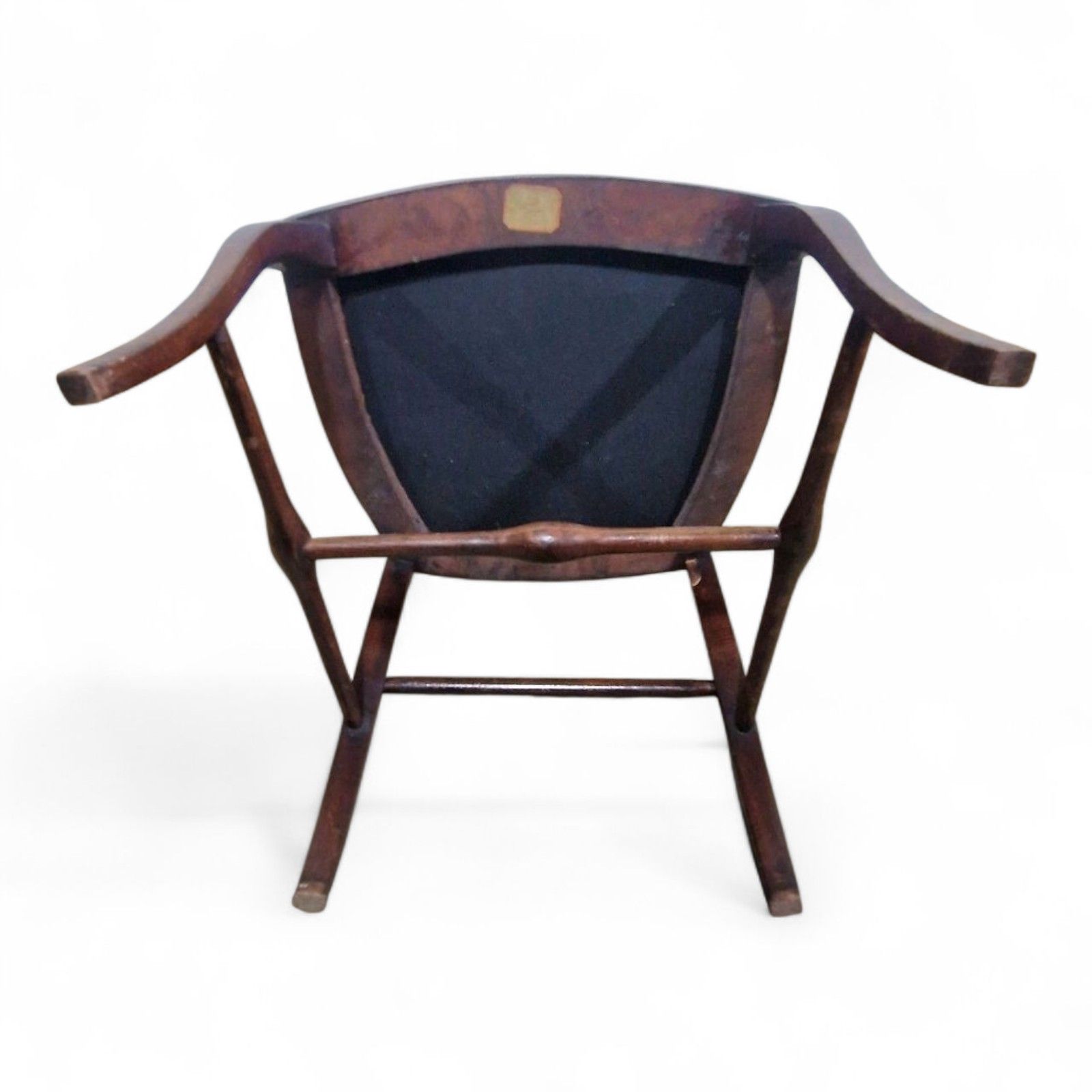 photo vinterior Antique Victorian Mahogany Side Chair Needlepoint Bedroom Hall Occasional Chair